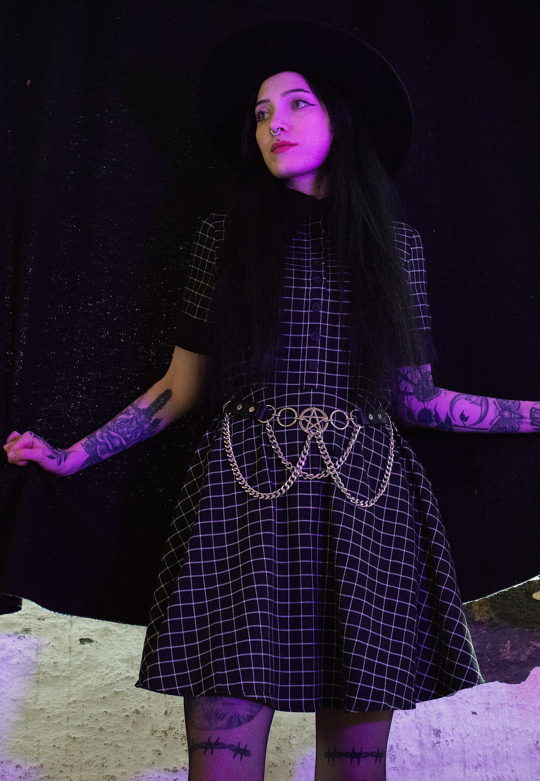 Hellbunny - Tate Mini Black - Dress | Women-Image