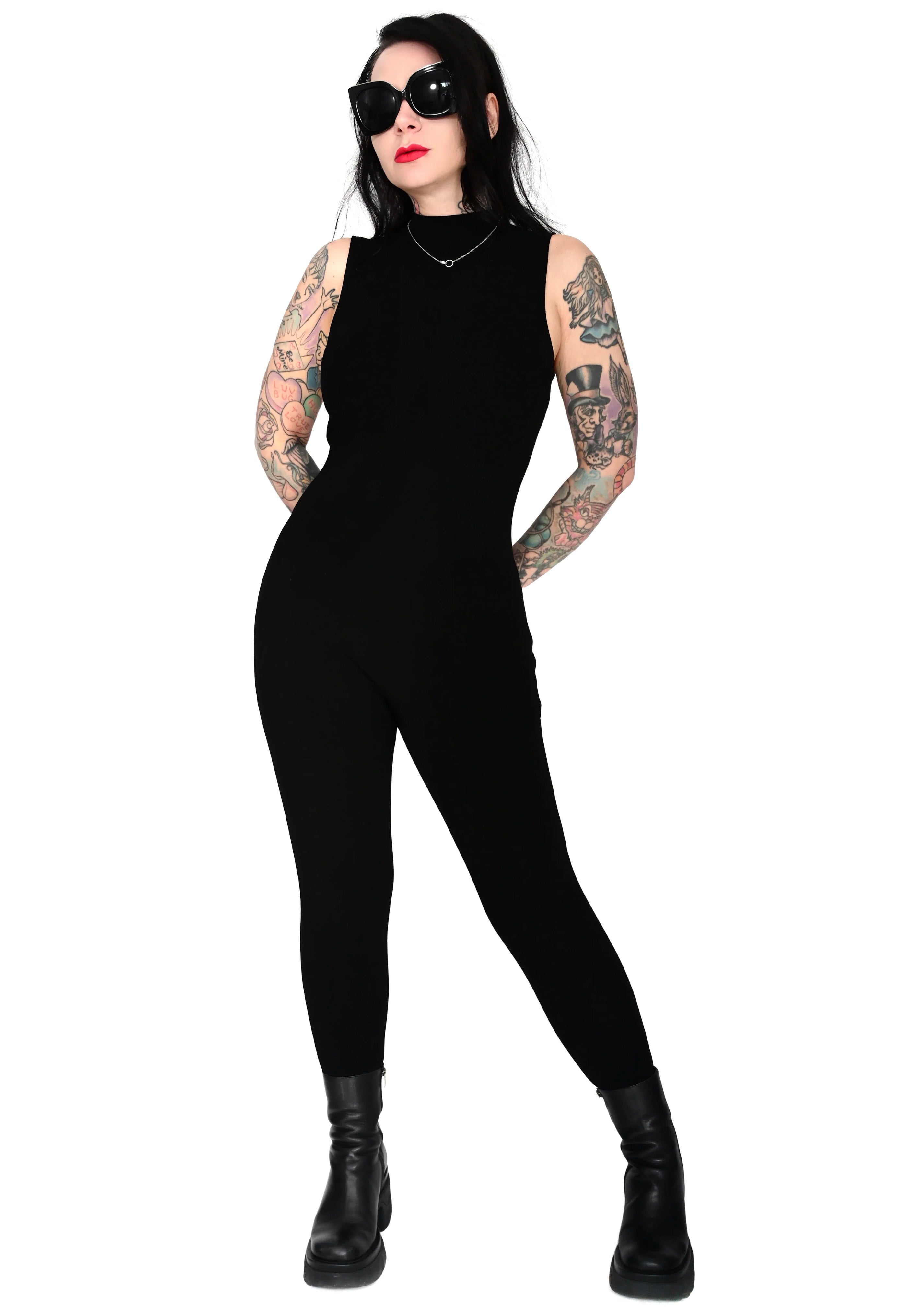 Foxblood - Signature High Neck Black - Jumpsuit | Nuclear Blast