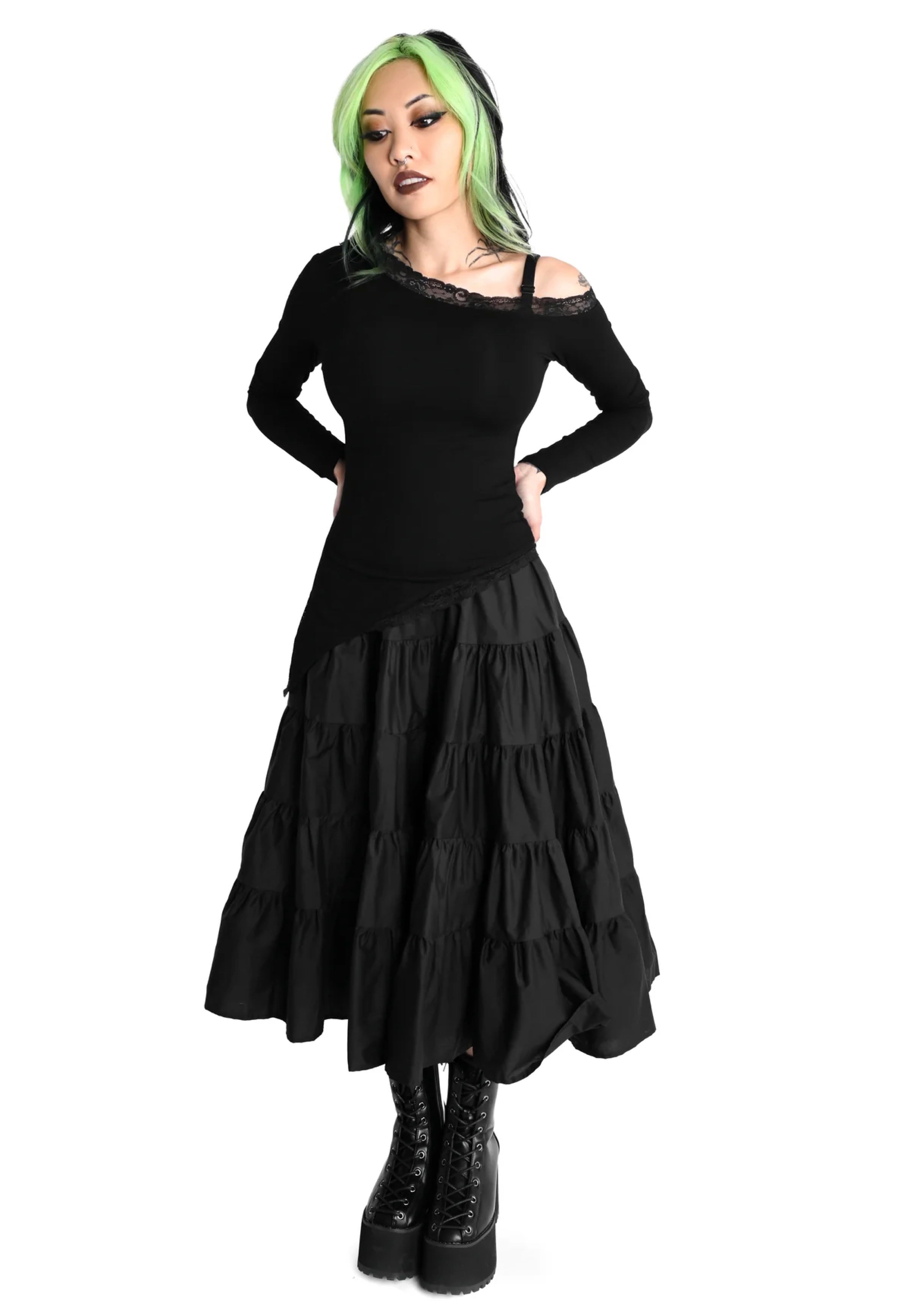 Foxblood - Renata Black - Skirt | Women-Image