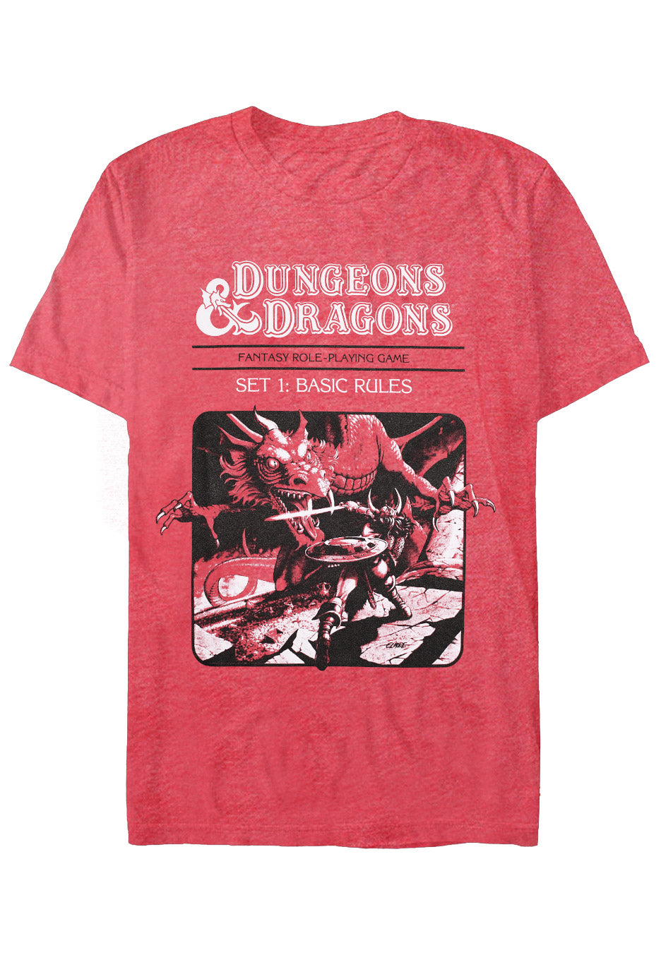 Dungeons & Dragons - Dragon Slayer Red - T-Shirt | Neutral-Image