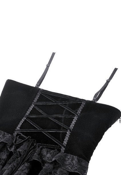 Dark In Love - Romantic Gothic Sexy Hollow Waist - Dress | Women-Image