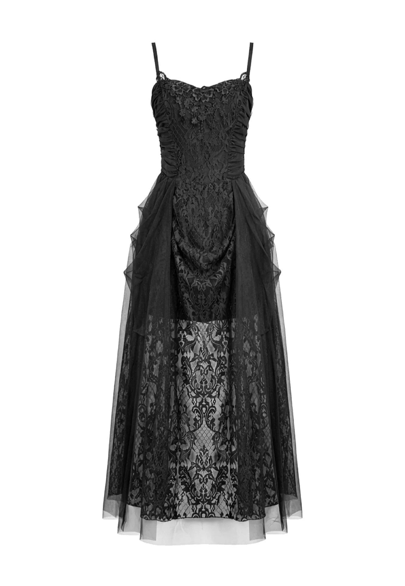Dark In Love Dark Rite Gothic Lace Long Vestido