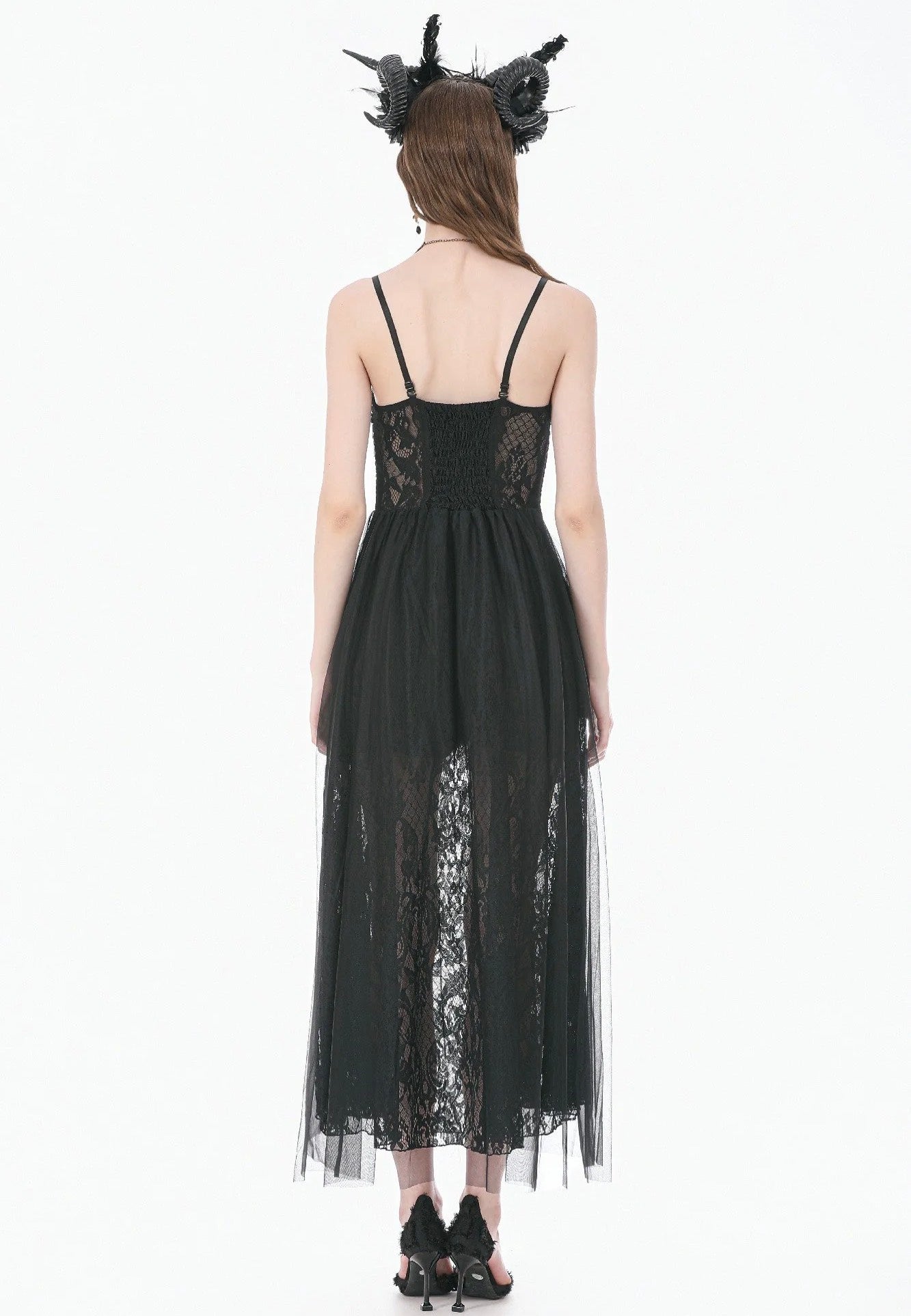 Dark In Love Dark Rite Gothic Lace Long Vestido