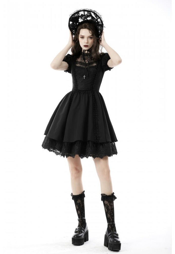 Dark In Love - Gothic Lolita Tulle Chest Doll - Dress | Women-Image