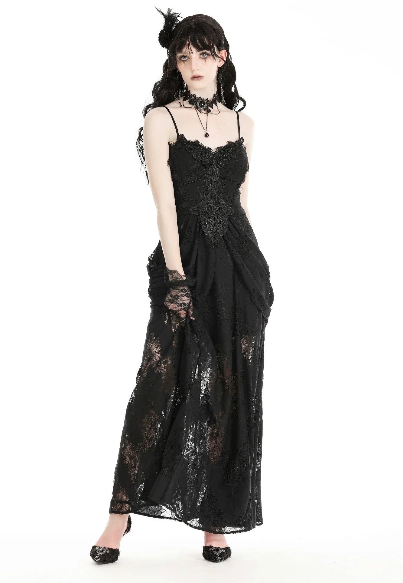 Dark In Love - Gothic Elegant Lace Black - Dress | Nuclear Blast Dark In Love - Gothic Elegant Lace Black - Dress | Nuclear Blast