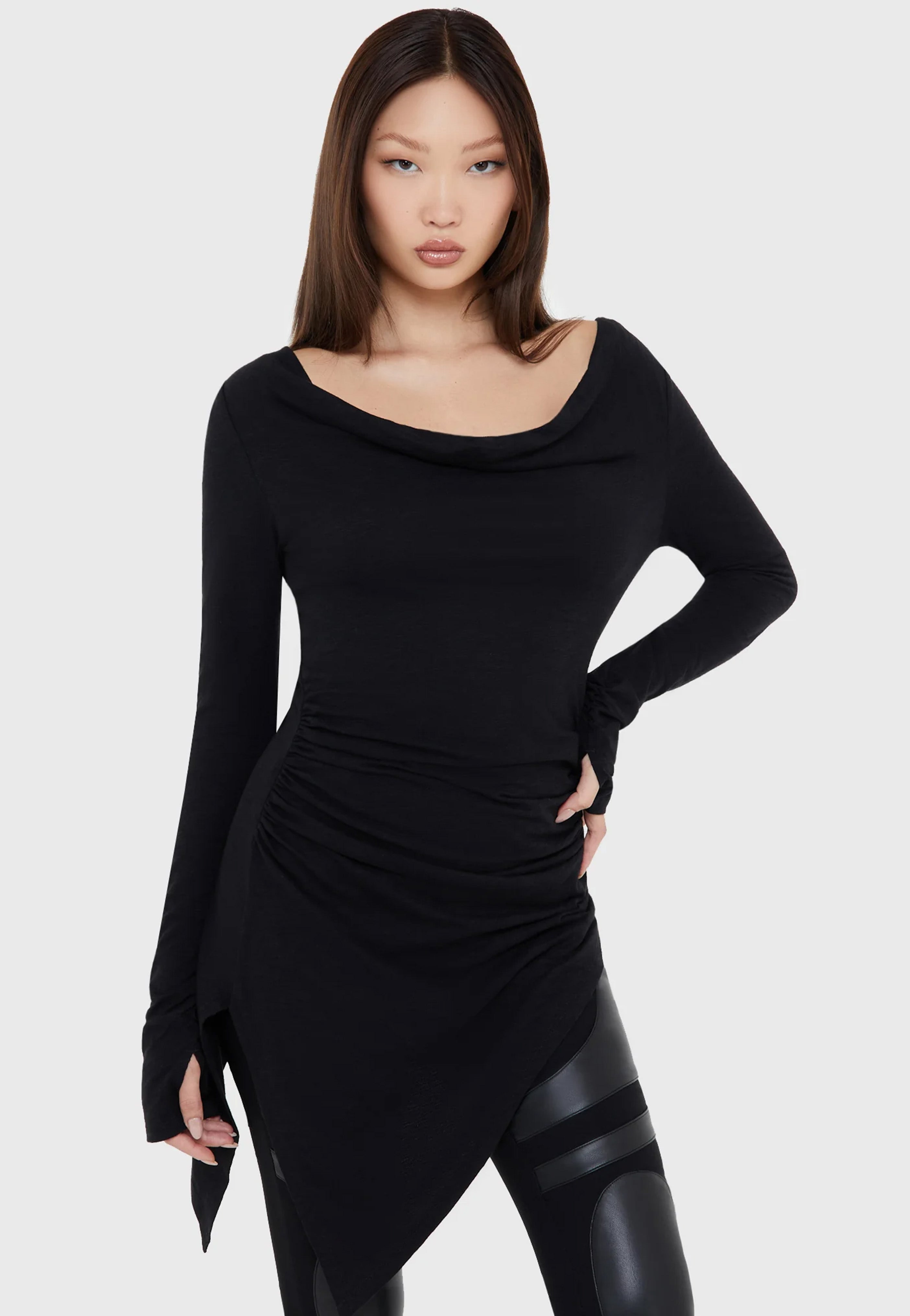 Killstar x Kihilist - Ebony Hour Black - Top | Women-Image