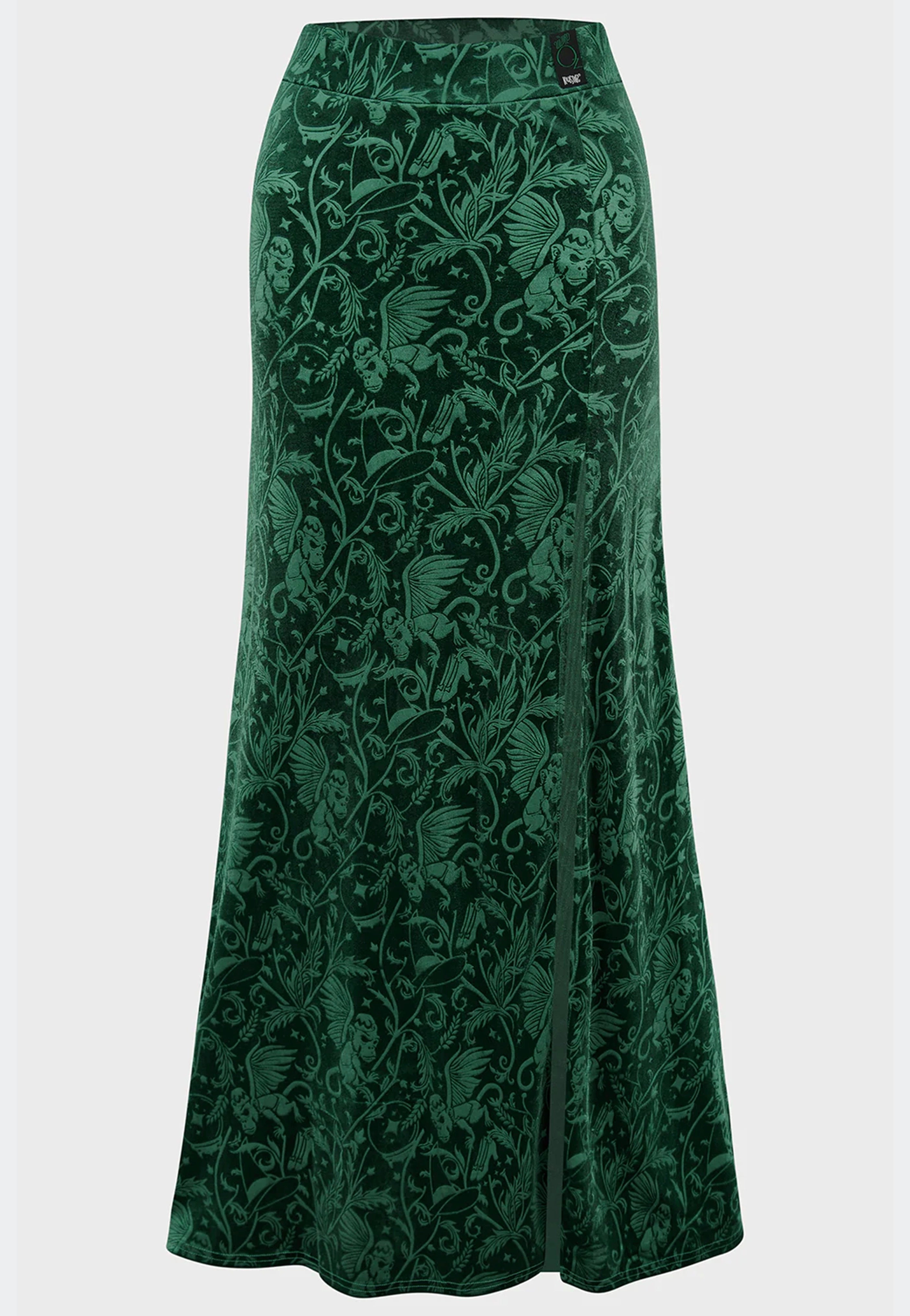 Killstar x Wizard Of OZ - Emerald Envy Maxi Green - Skirt | Women-Image