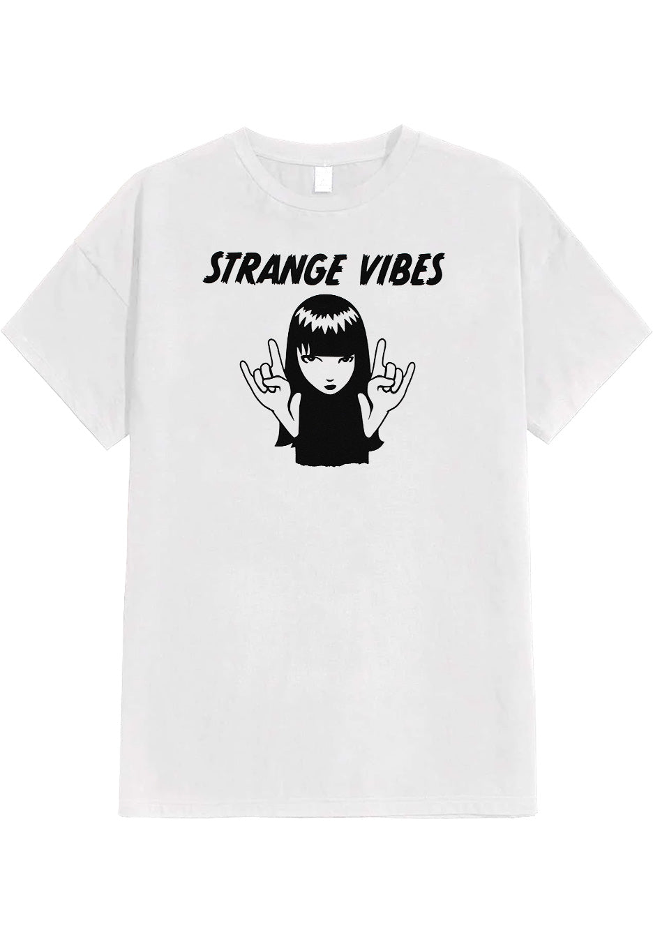 Emily The Strange - Strange Vibes White - T-Shirt | Neutral-Image