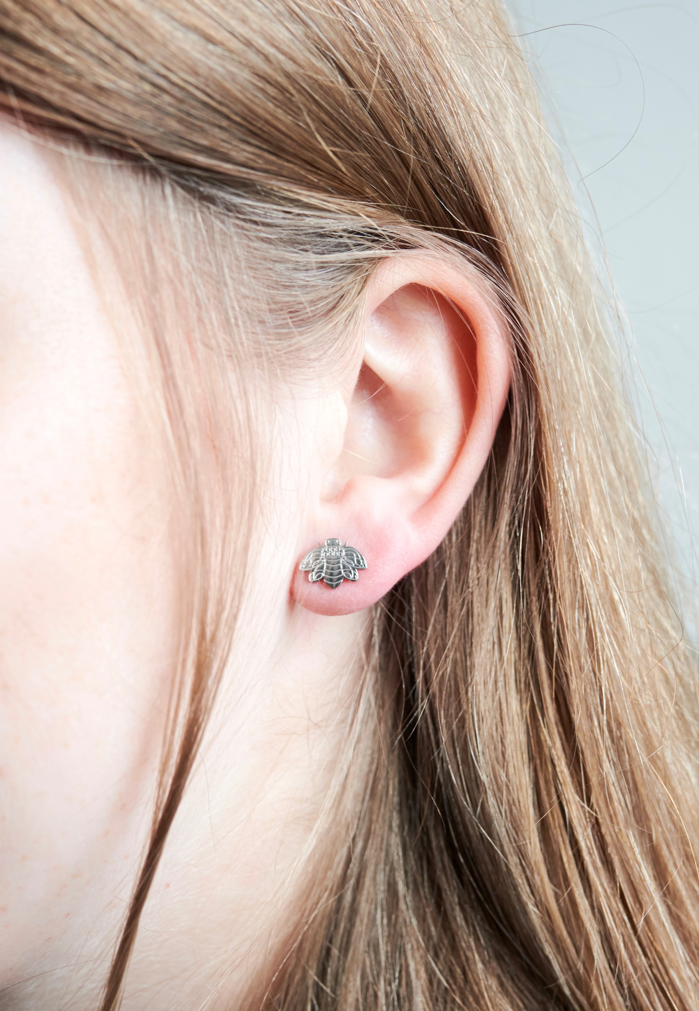 Wildcat - Bee Silver - Earrings