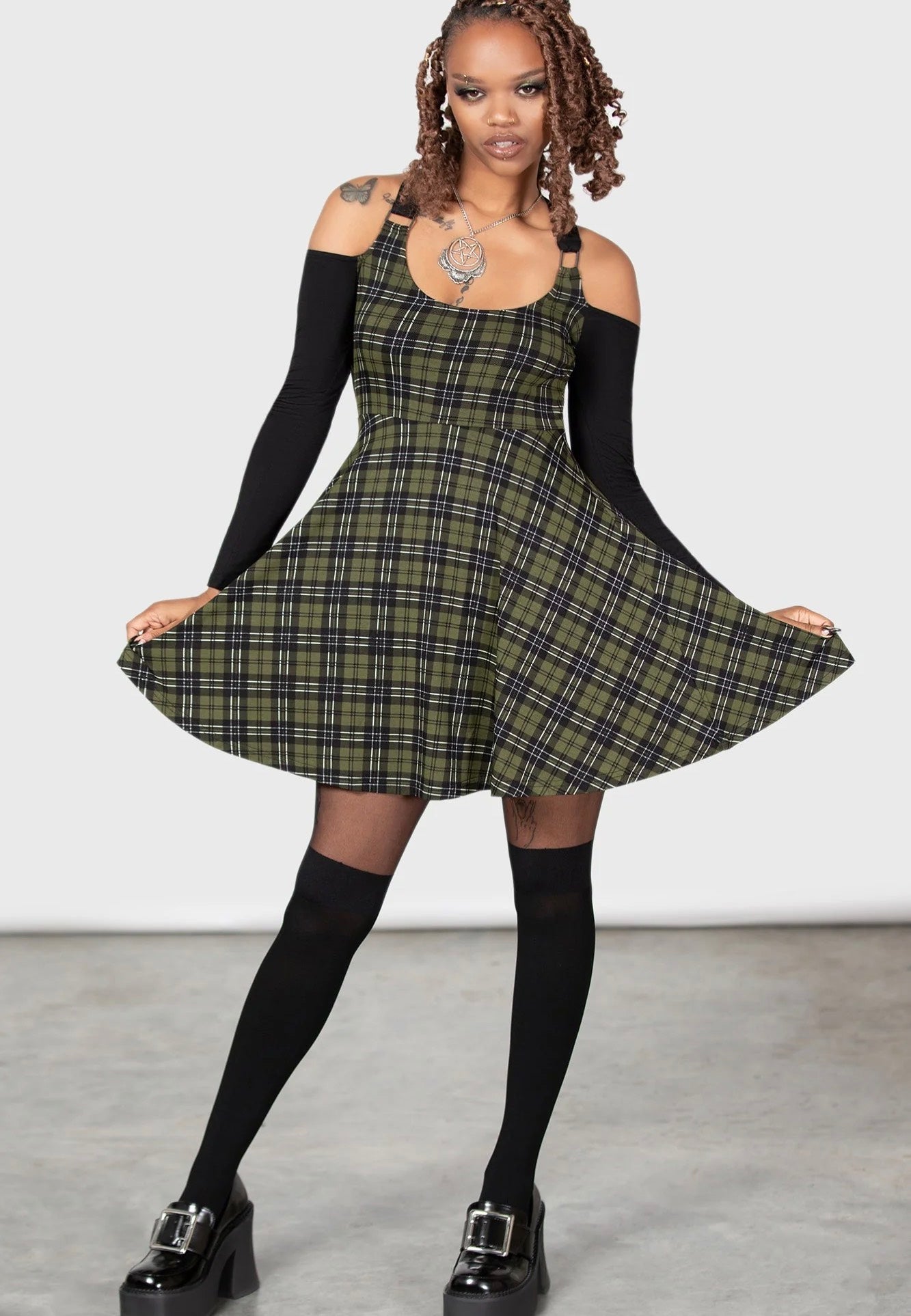 Killstar - Estine Skater Green - Dress | Nuclear Blast Killstar - Estine Skater Green - Dress | Nuclear Blast