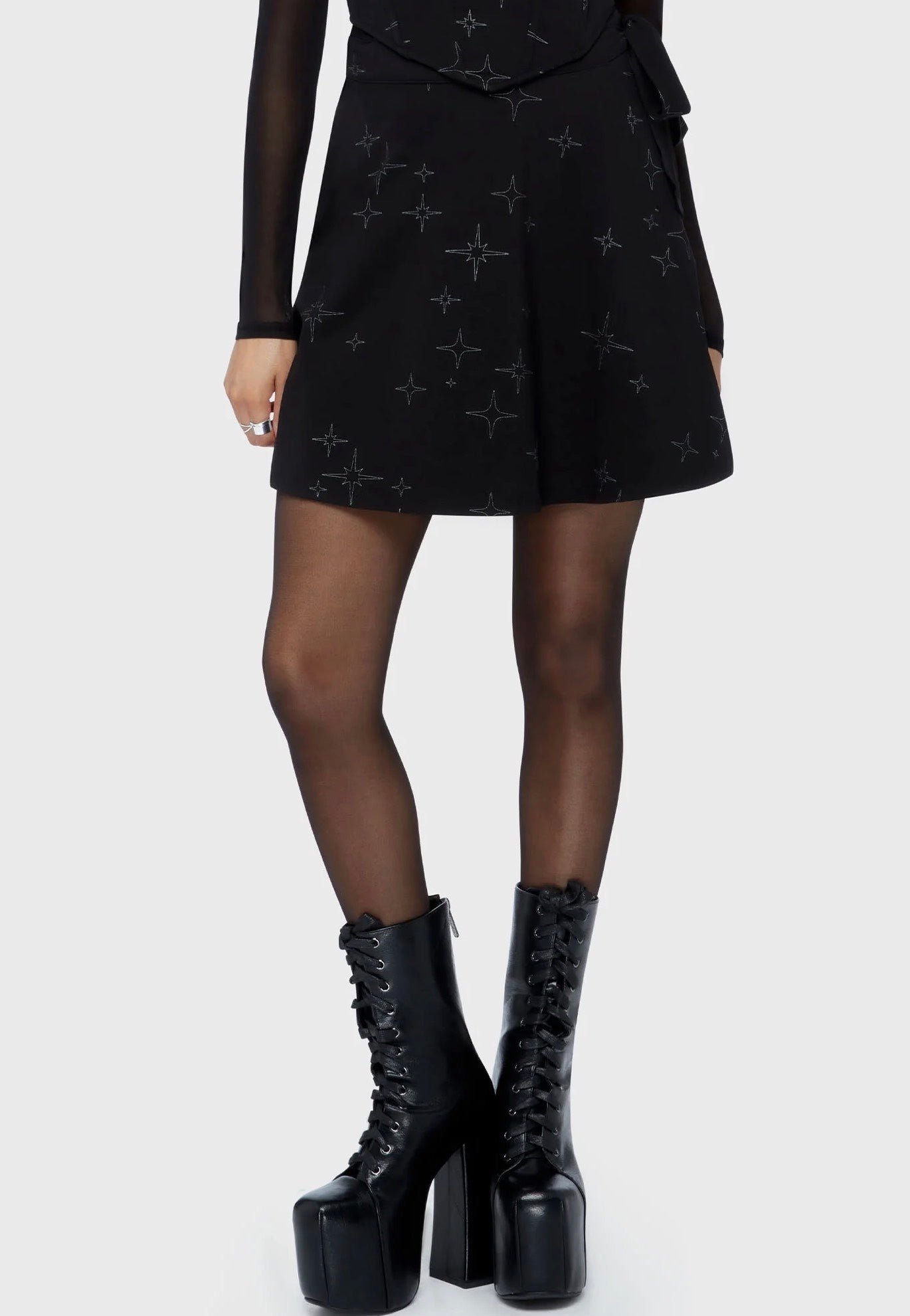 Killstar - Ethereal Night Black - Skirt | Women-Image