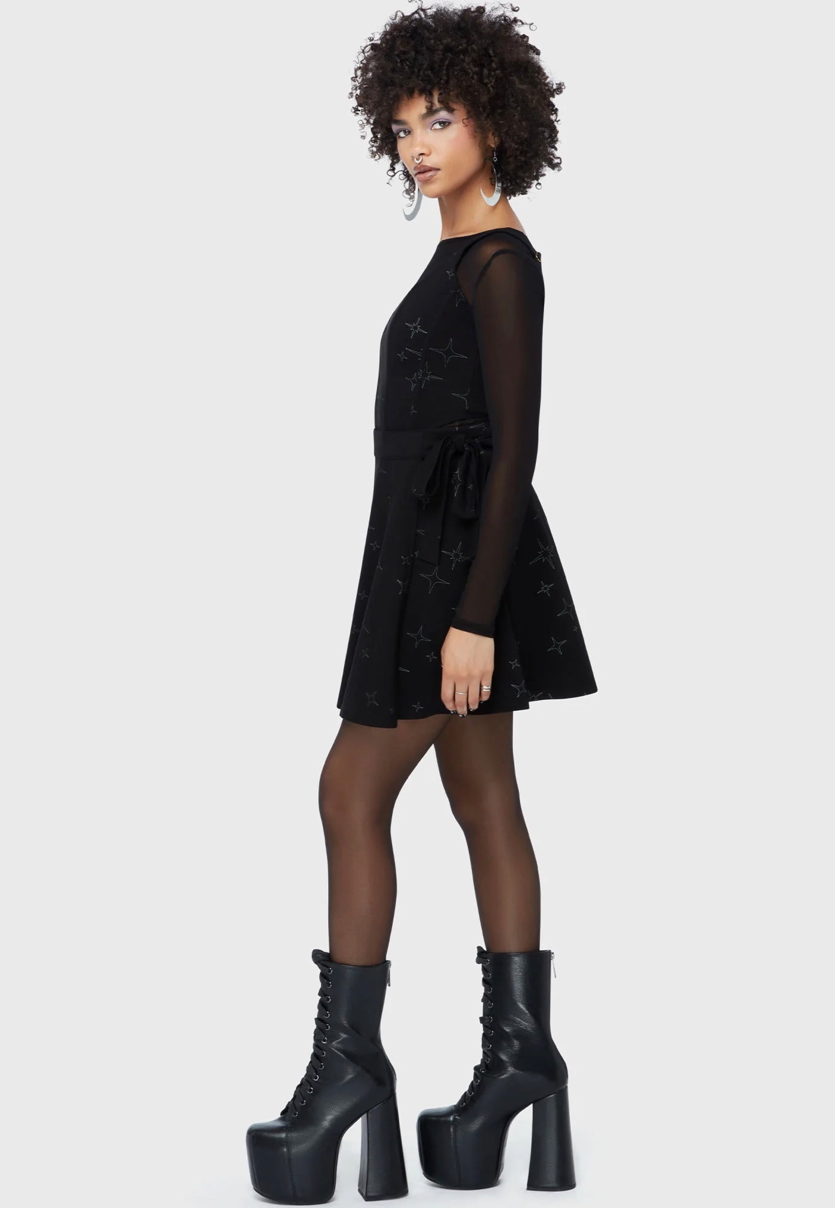 Killstar - Ethereal Night Black - Skirt | Women-Image