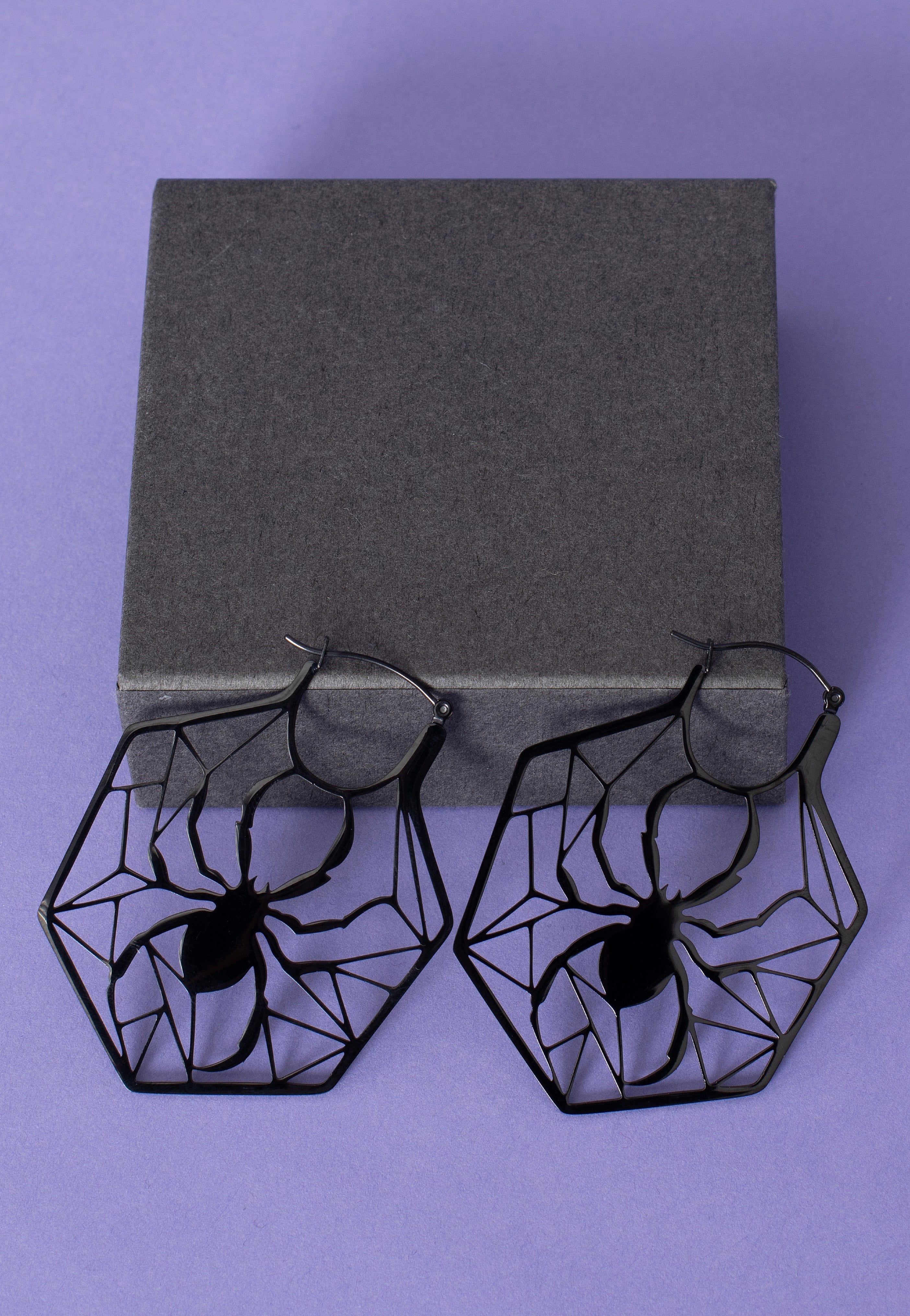 Wildcat - Spiderweb Black - Earrings