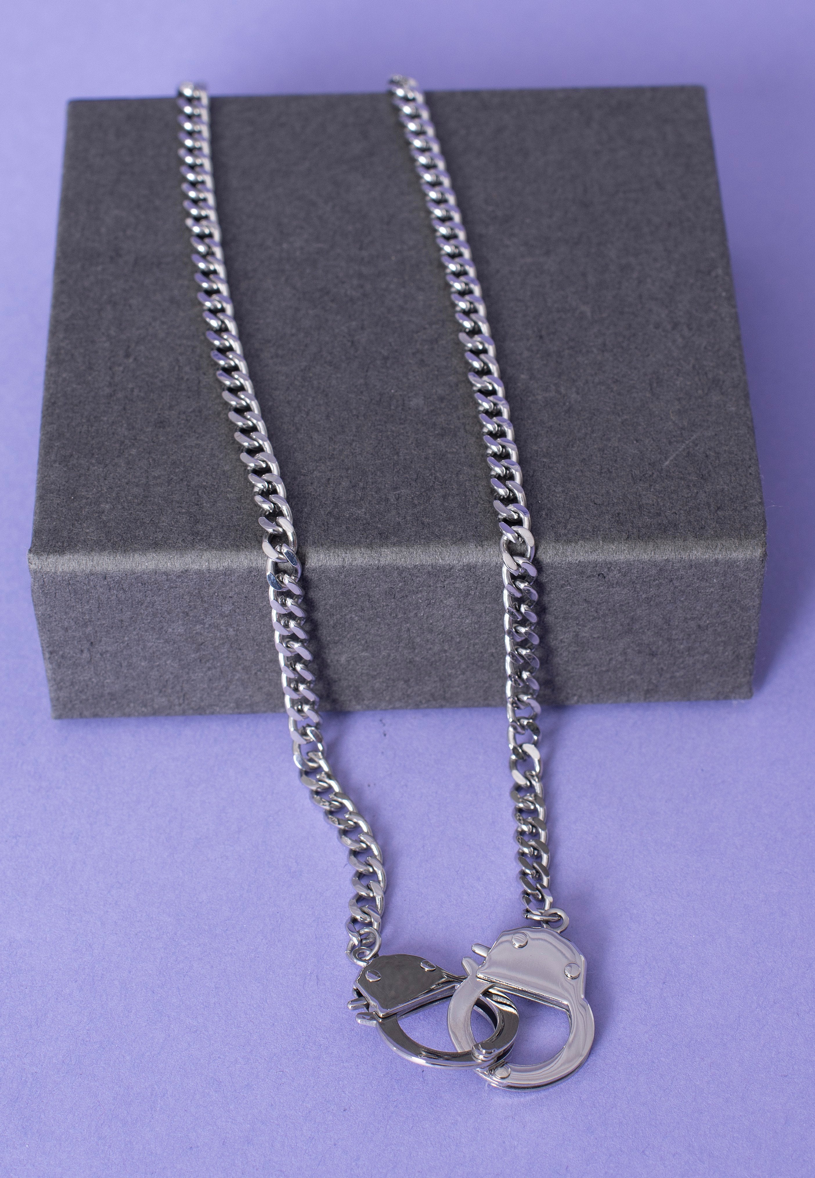 etNox - Chained And Locked Silver - Necklace