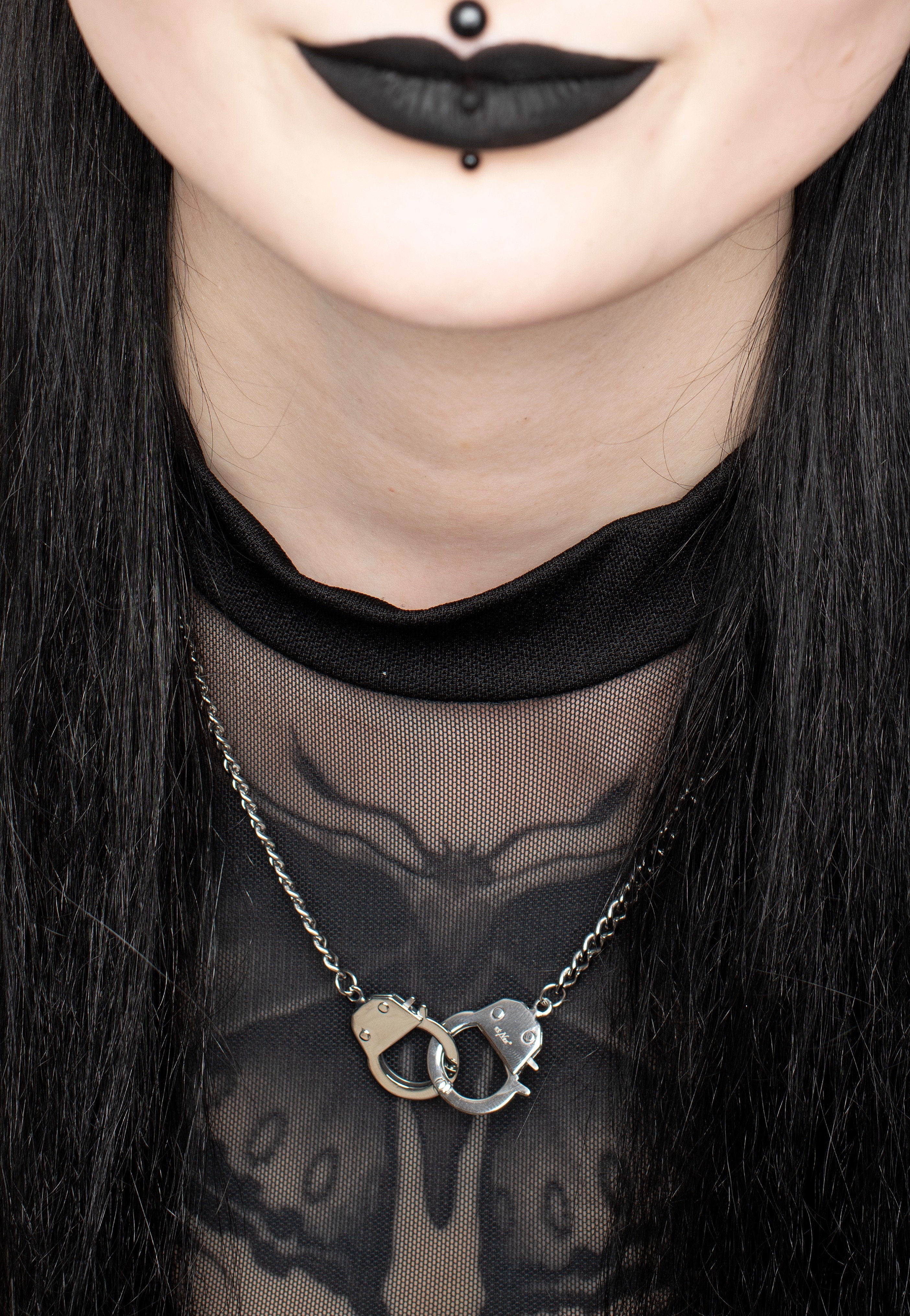 etNox - Chained And Locked Silver - Necklace