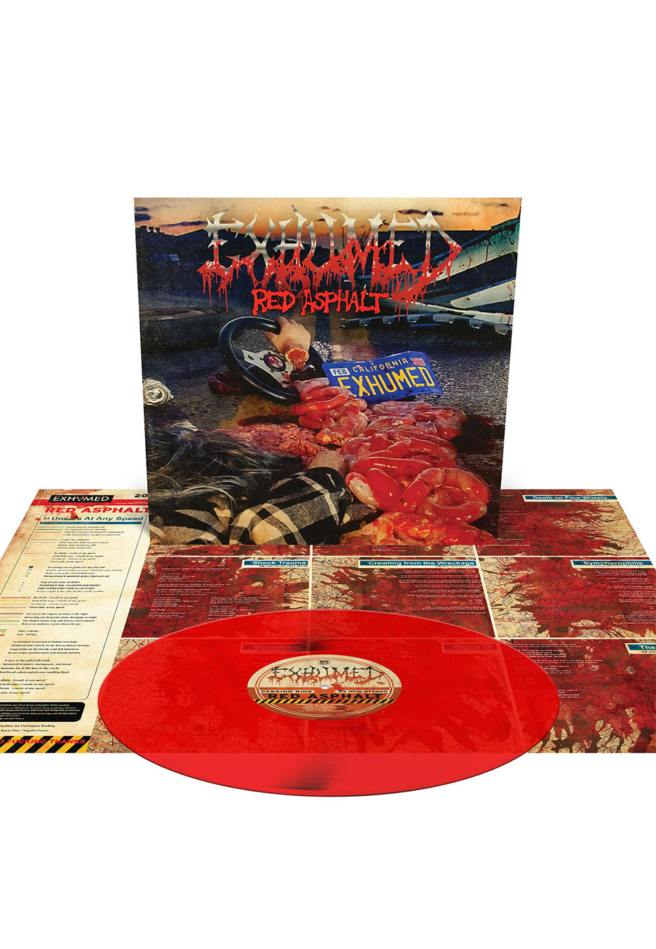 Exhumed - Red Asphalt Ltd. Blood Red - Colored Vinyl | Nuclear Blast