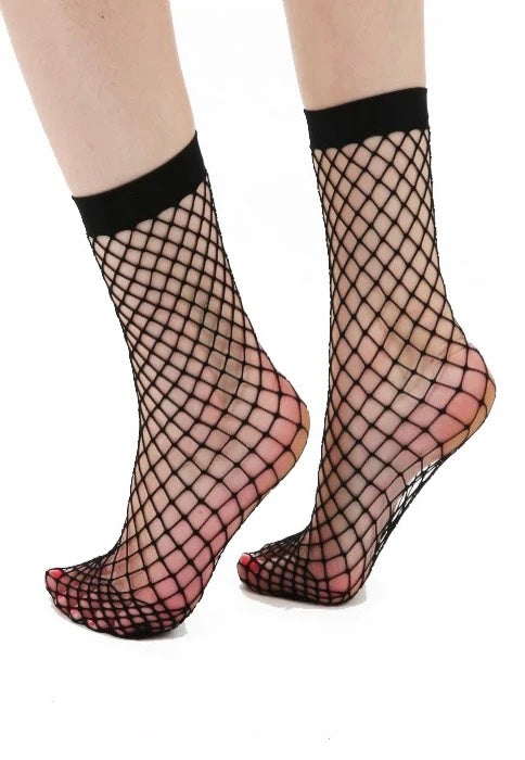 Pamela Mann - Extra Large Net Ankle Black - Socks | Women-Image
