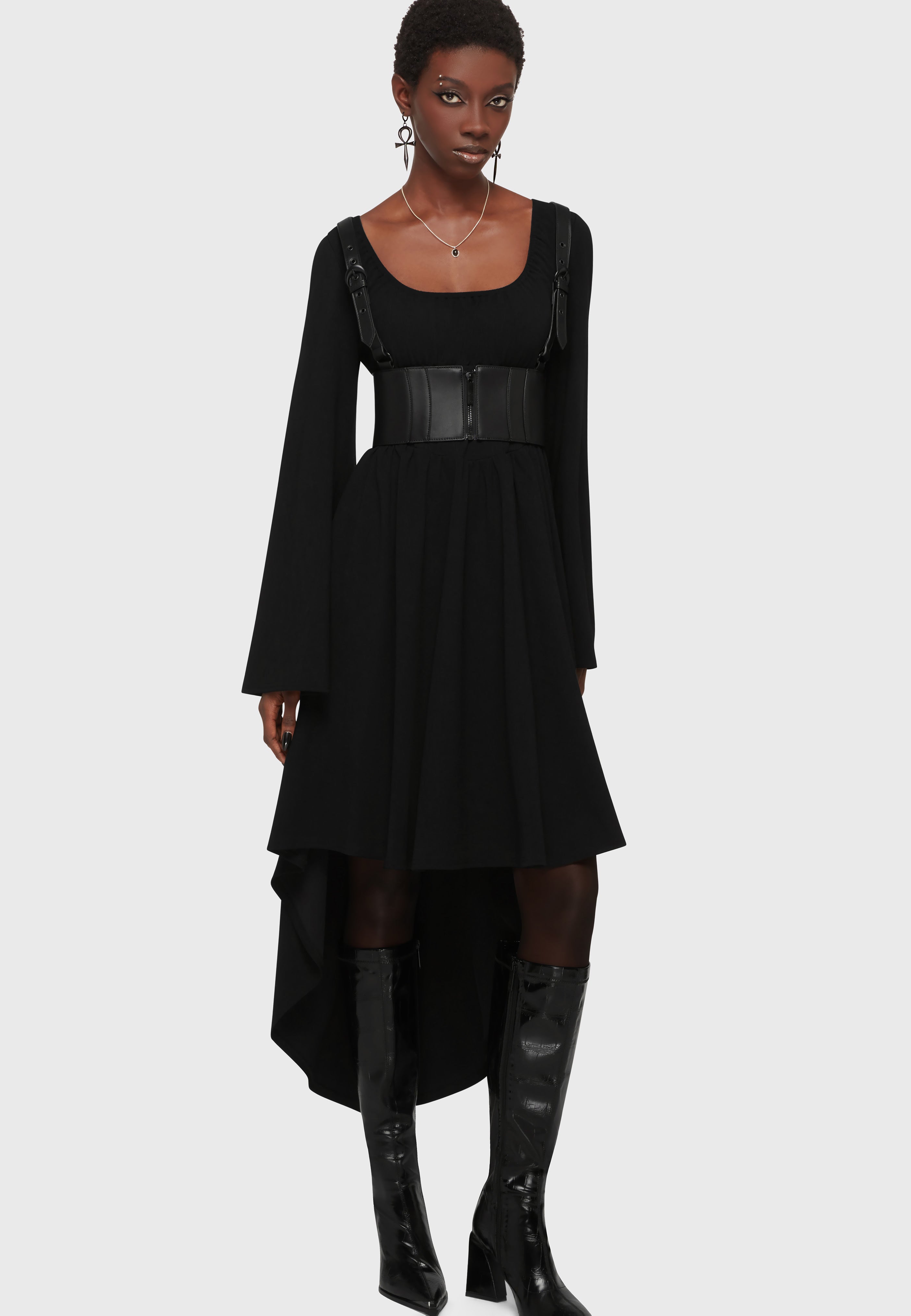 Killstar x Motionless In White - Eye Of Eris Black - Dress | Women-Image