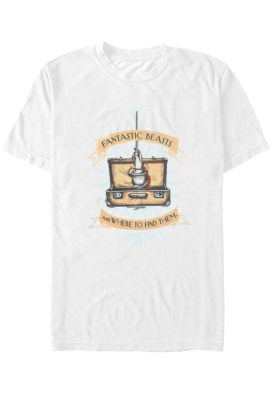 Fantastic Beasts - Wand Case White - T-Shirt | Neutral-Image