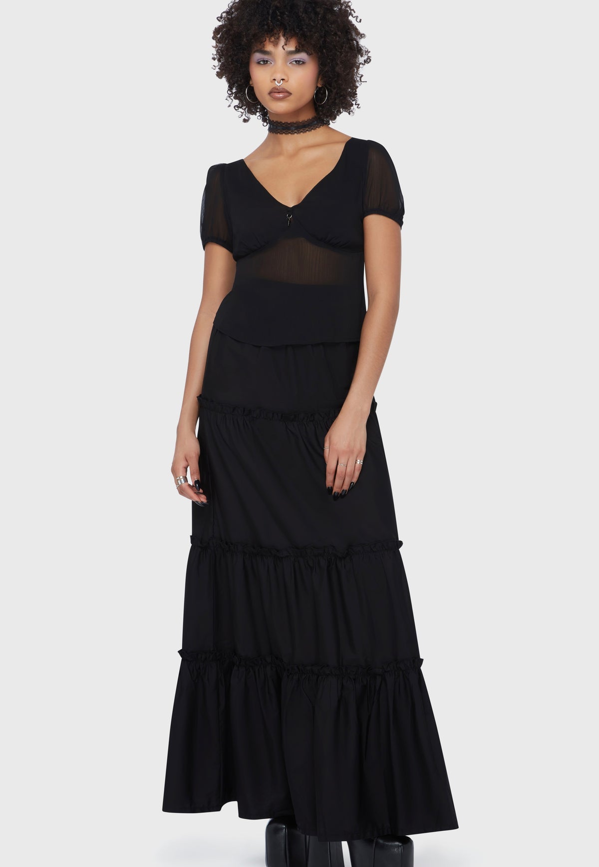 Killstar Fawnlight Black Top