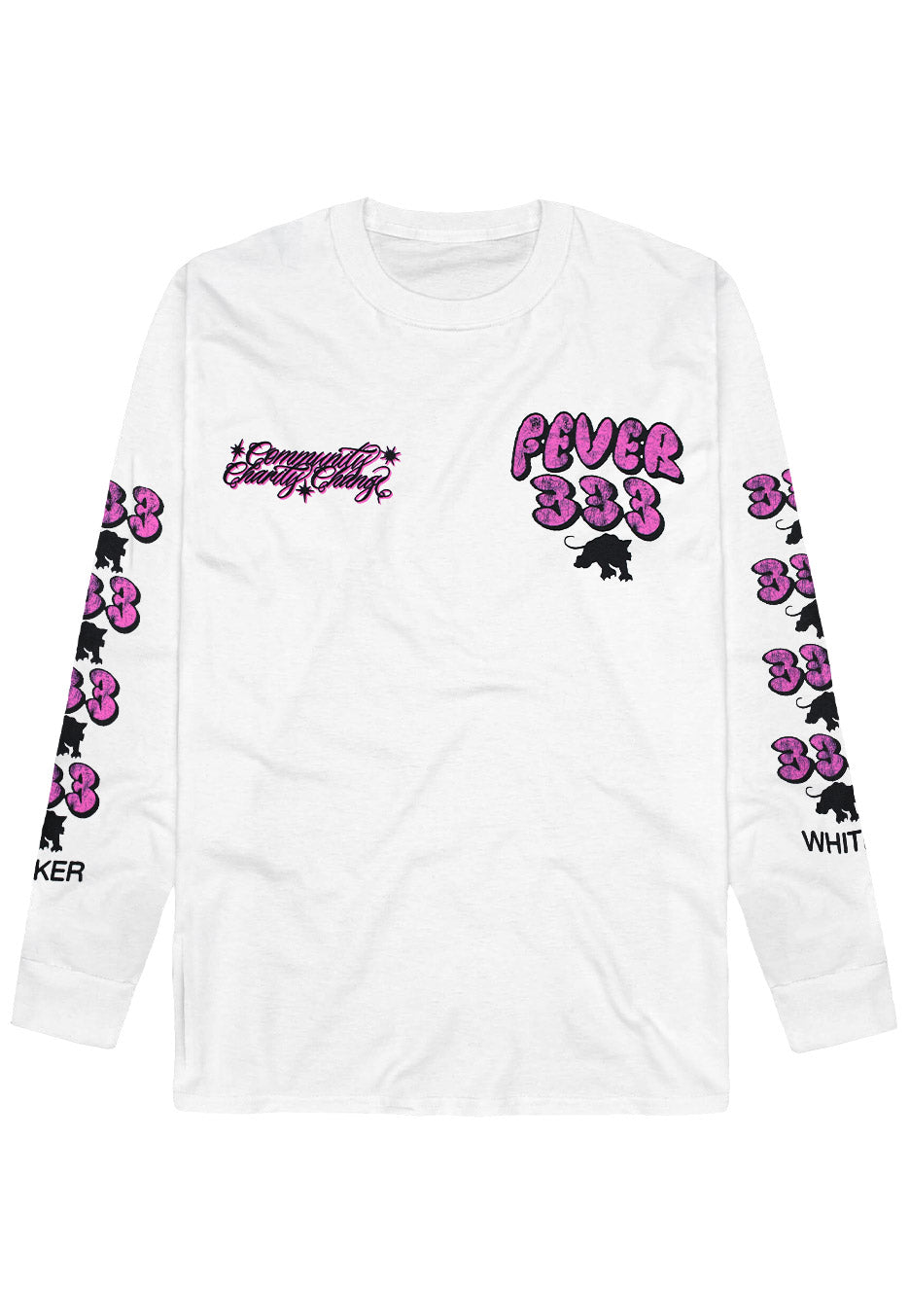 Fever 333 - Community Charly Chang White - Longlseeve | Neutral-Image