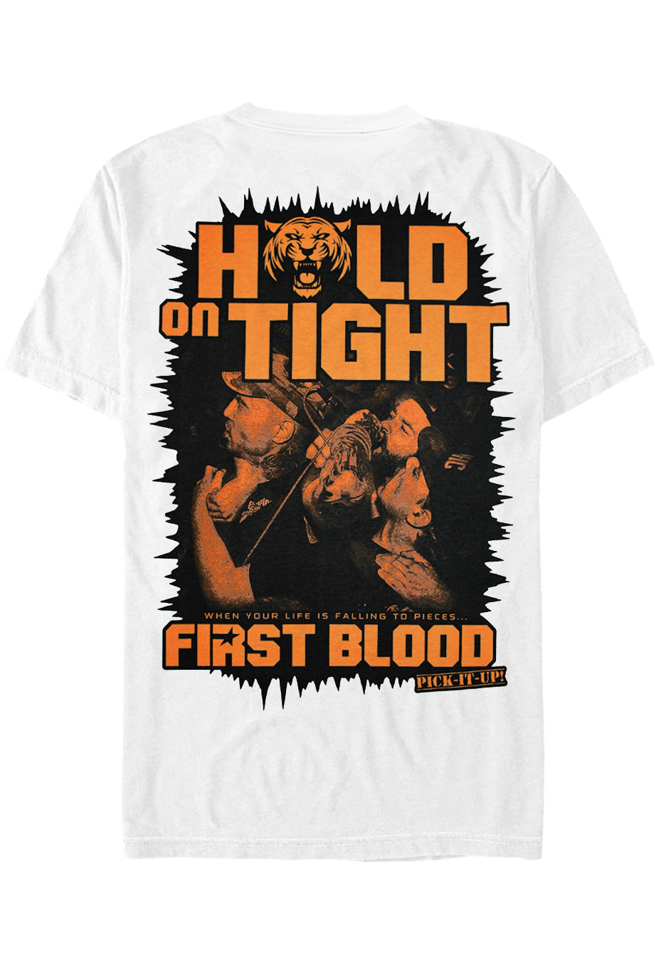 First Blood - Hold On Tight White - T-Shirt | Neutral-Image
