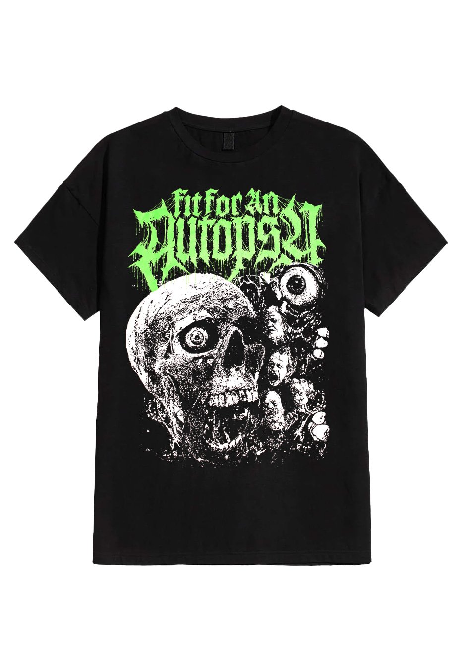Fit For An Autopsy - Screaming Skull - T-Shirt
