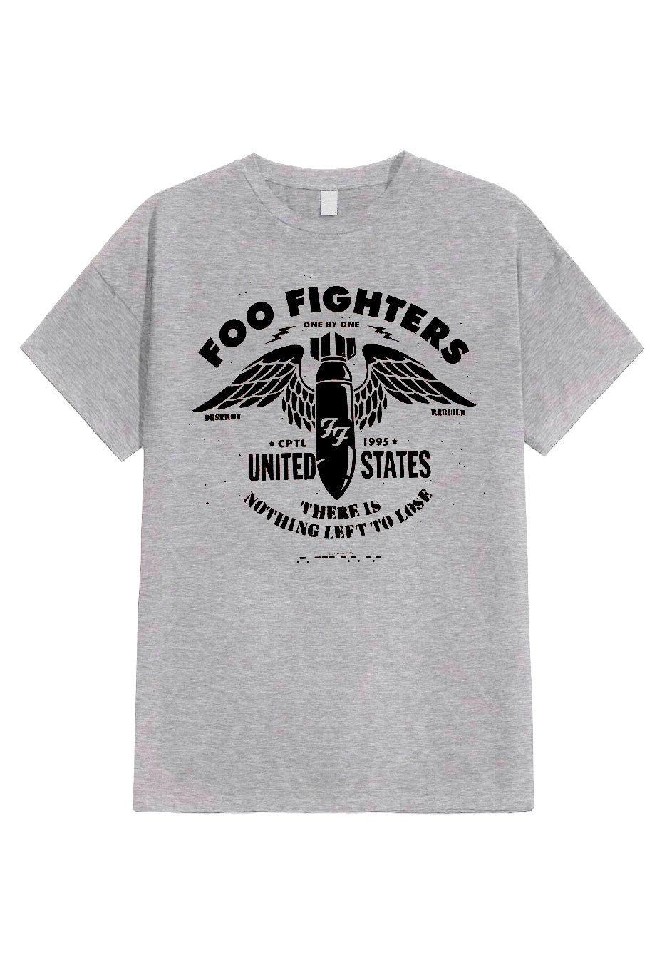 Foo Fighters Nothing Left To Lose Heather Grey Camiseta Nuclear Blast