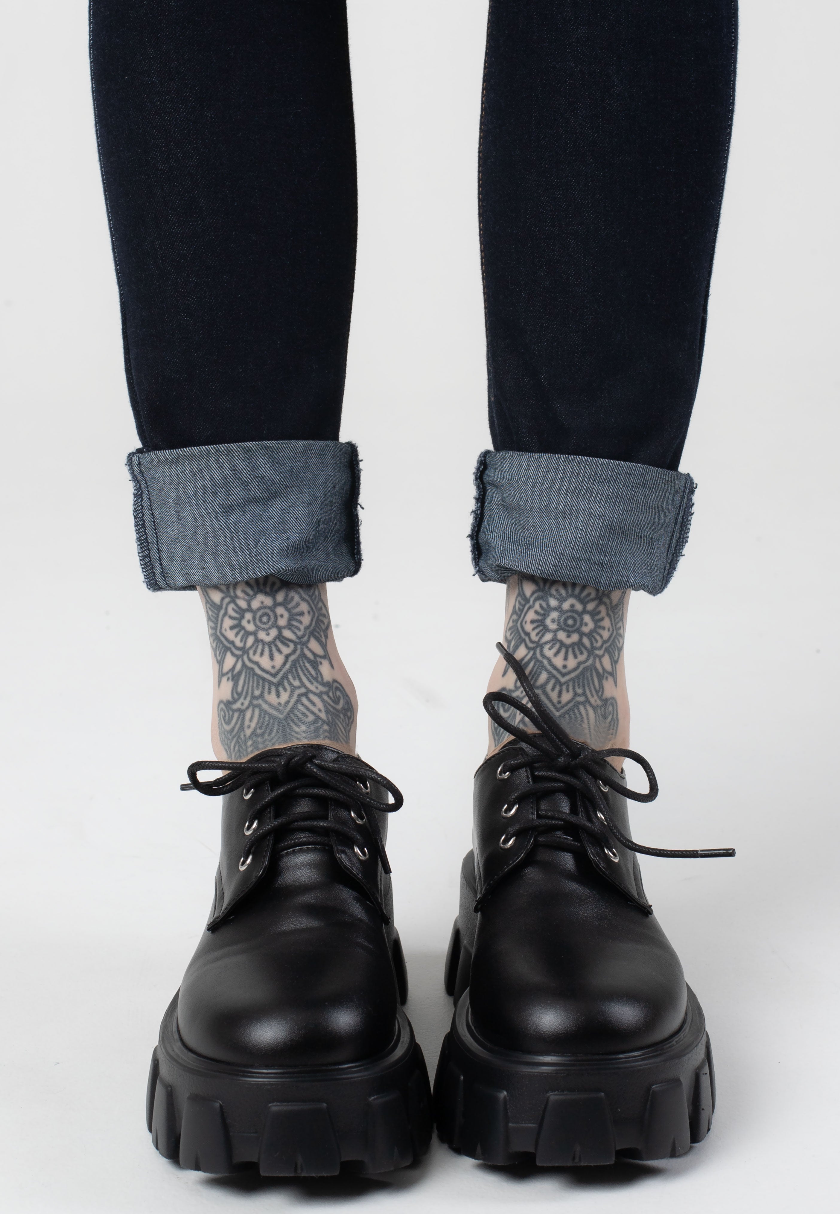 Foxblood - Platform Oxford Black - Girl Shoes | Women-Image