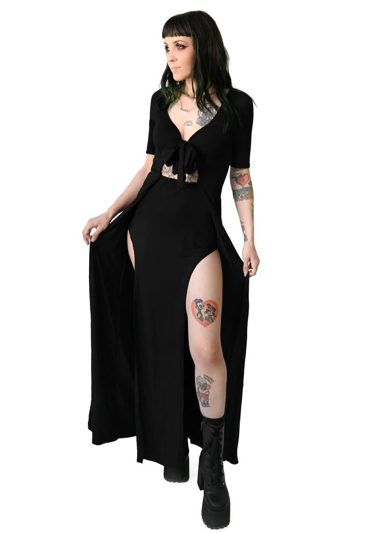 foxblood morticia maxi dress reviews Foxblood - Marcie Maxie Black - Dress