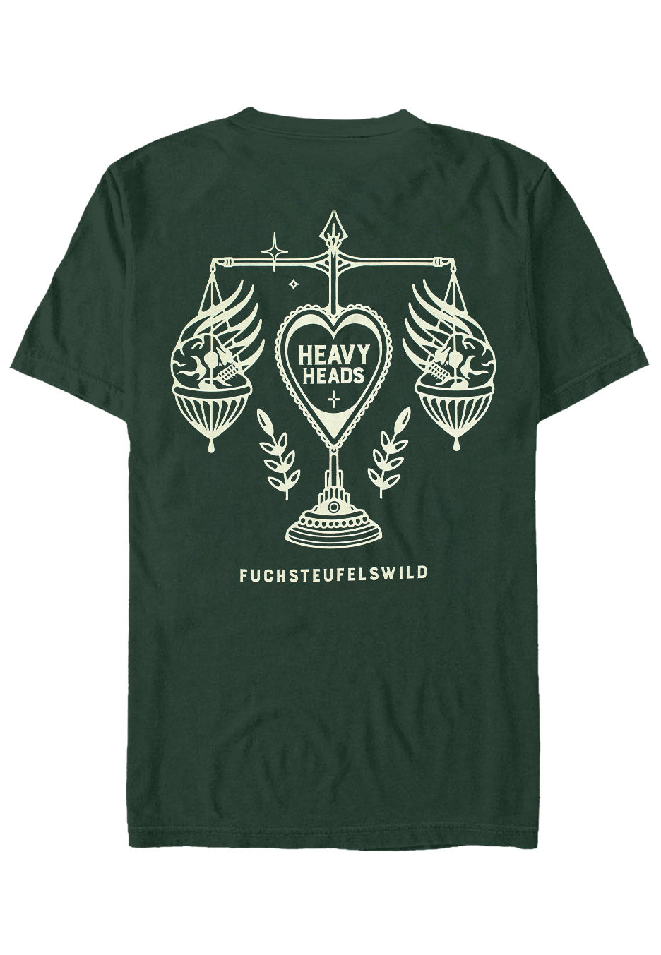 Fuchsteufelswild - Heavy Heads Forest Green - T-Shirt | Neutral-Image
