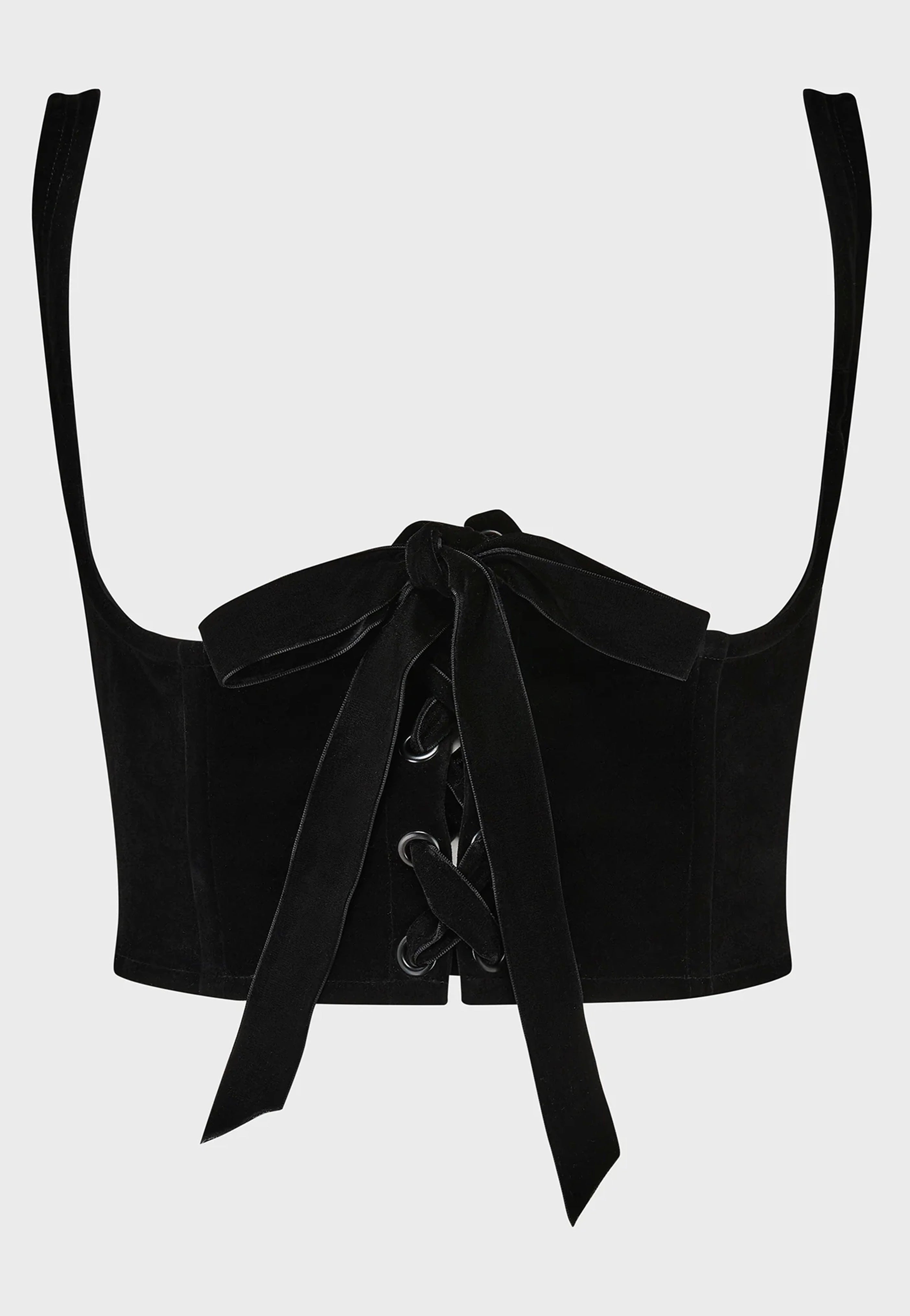 Killstar x Moonbloom - Gloom and Garter Underbust Black - Top | Women-Image