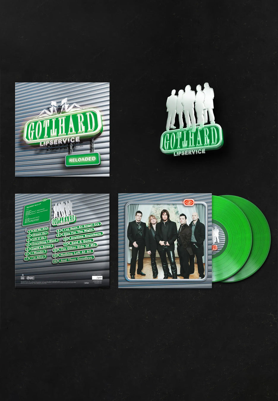 Gotthard - Lipservice (Reload) Ltd. Green - Colored 2 Vinyl | Neutral-Image