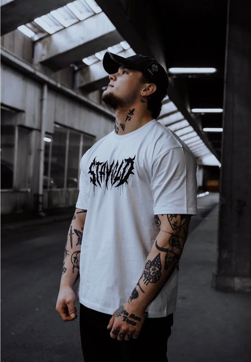 Stay Cold Apparel - Graveyard BBQ White - T-Shirt | Neutral-Image