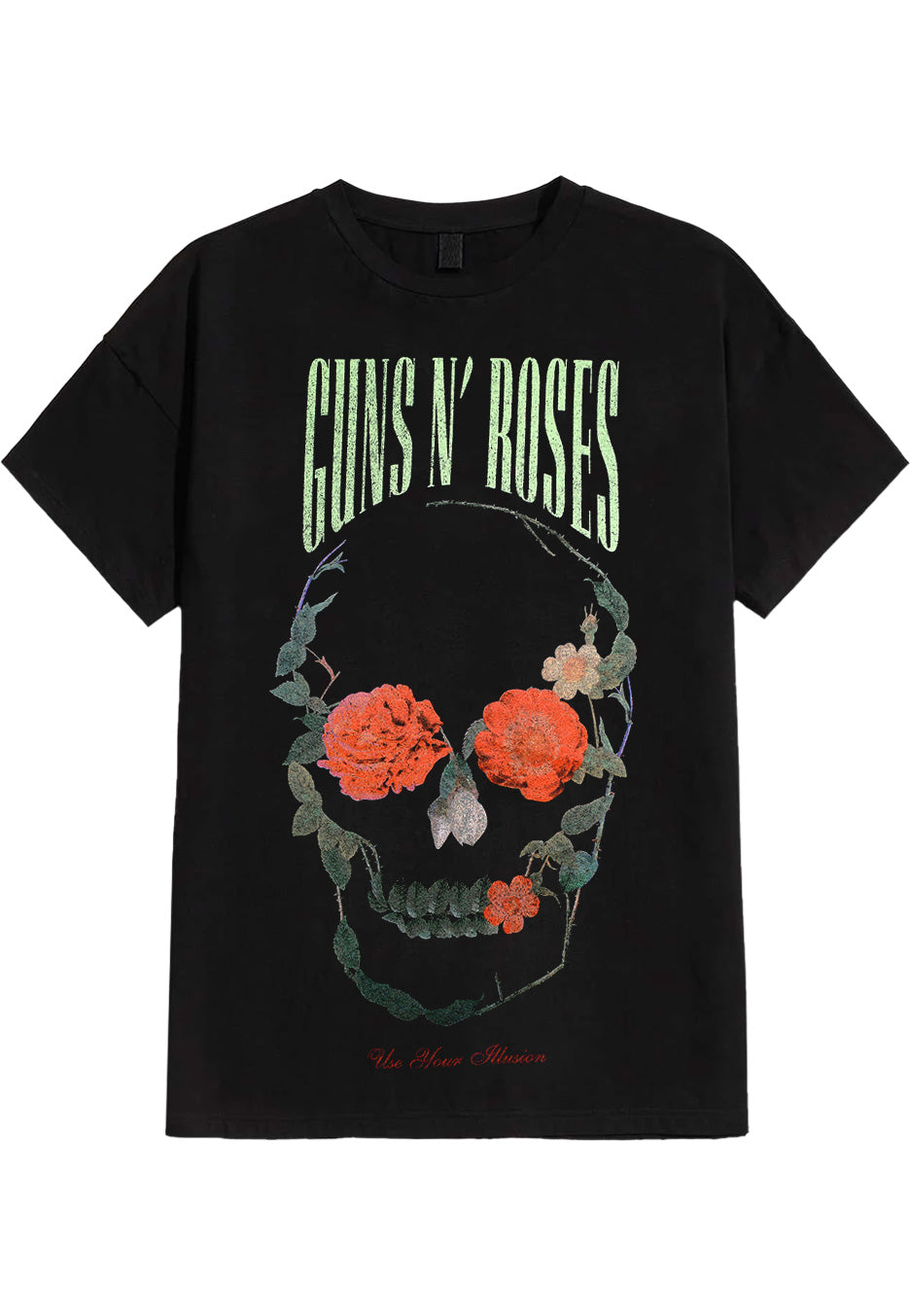 Guns N' Roses - Rose Skull - T-Shirt