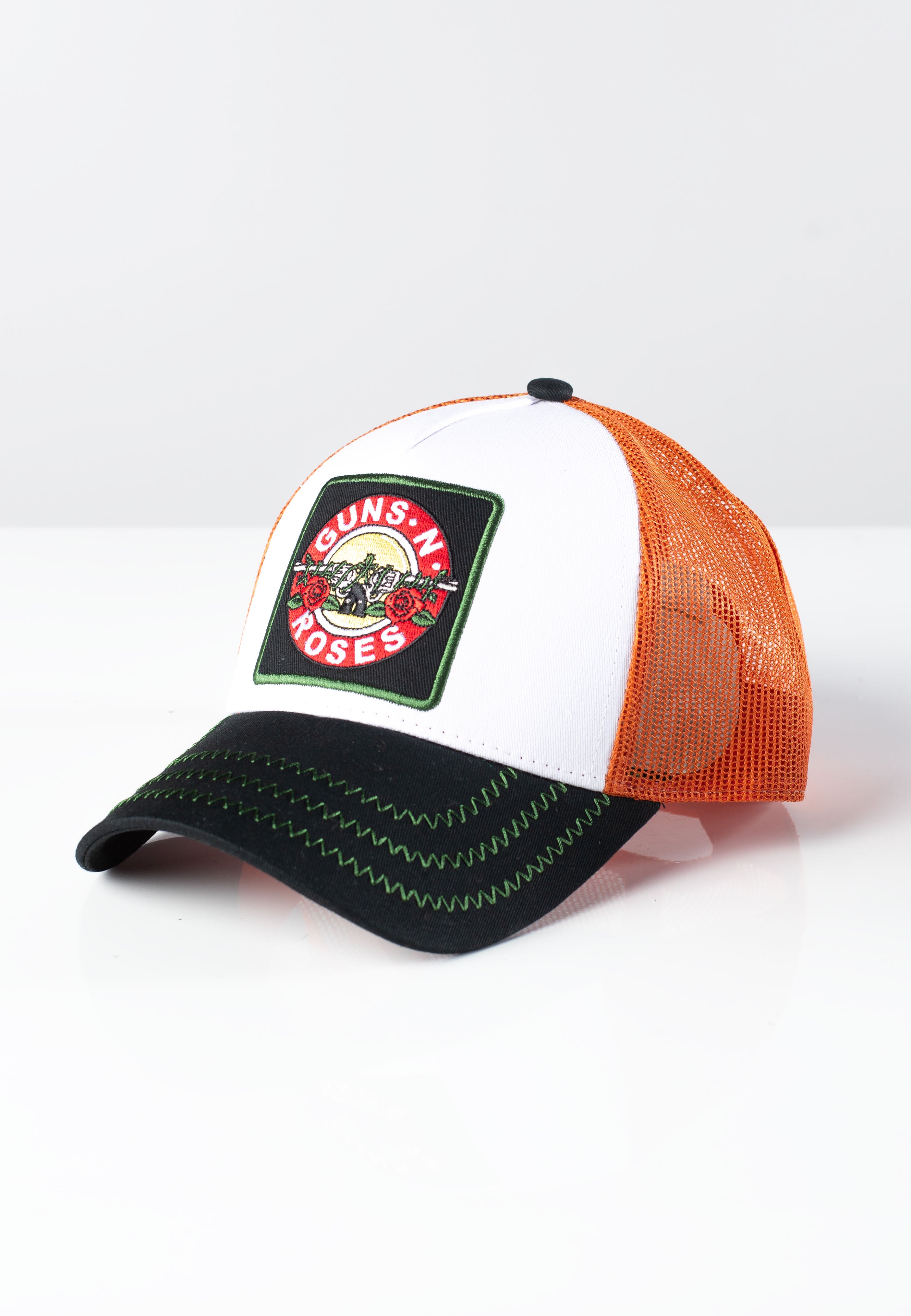 Guns N' Roses - Logo White Black Orange - Cap