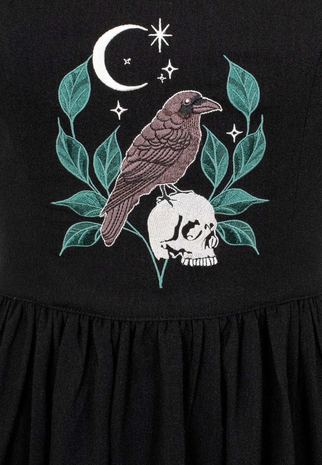 Hellbunny Nevermore Dress Black Vestido