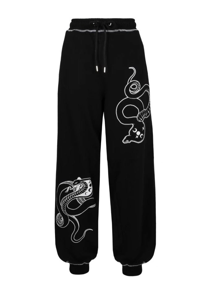 Hellbunny - Venom Black - Sweat Pants | Women-Image