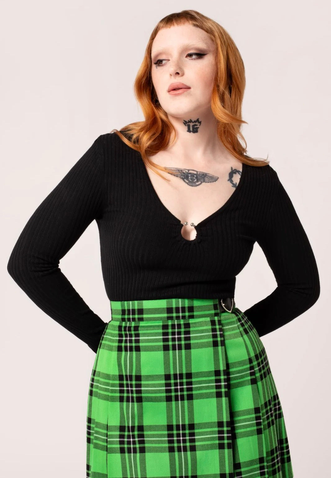 Hellbunny - Death Or Glory Black - Top | Women-Image