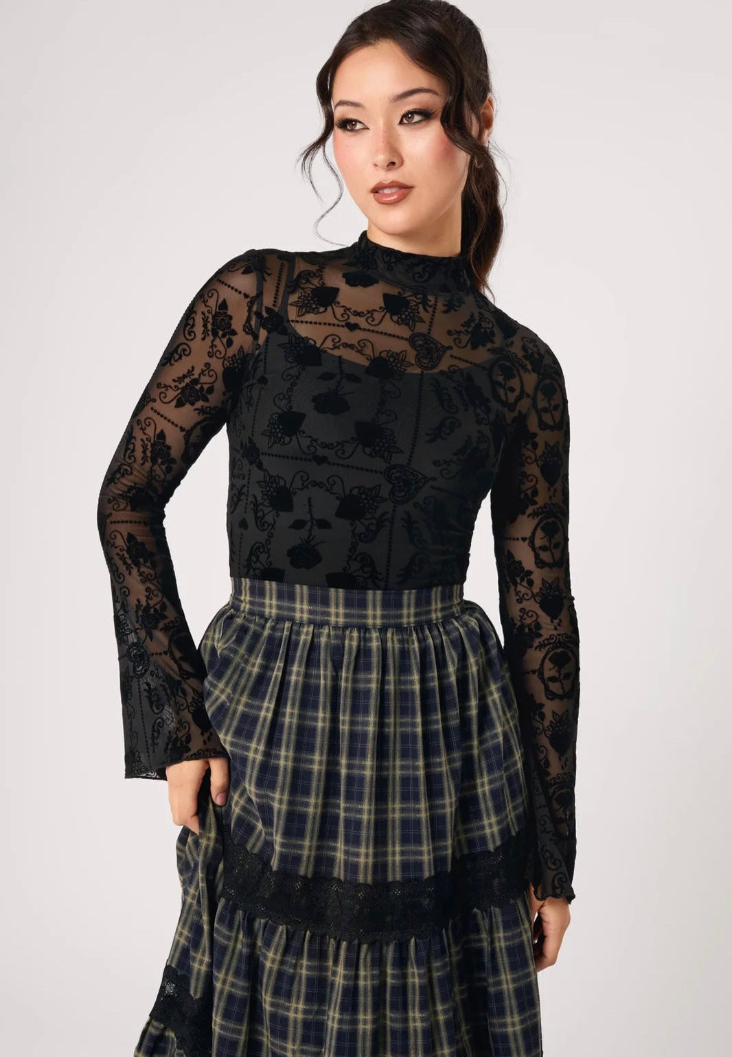Hellbunny Esme 300 Black Top