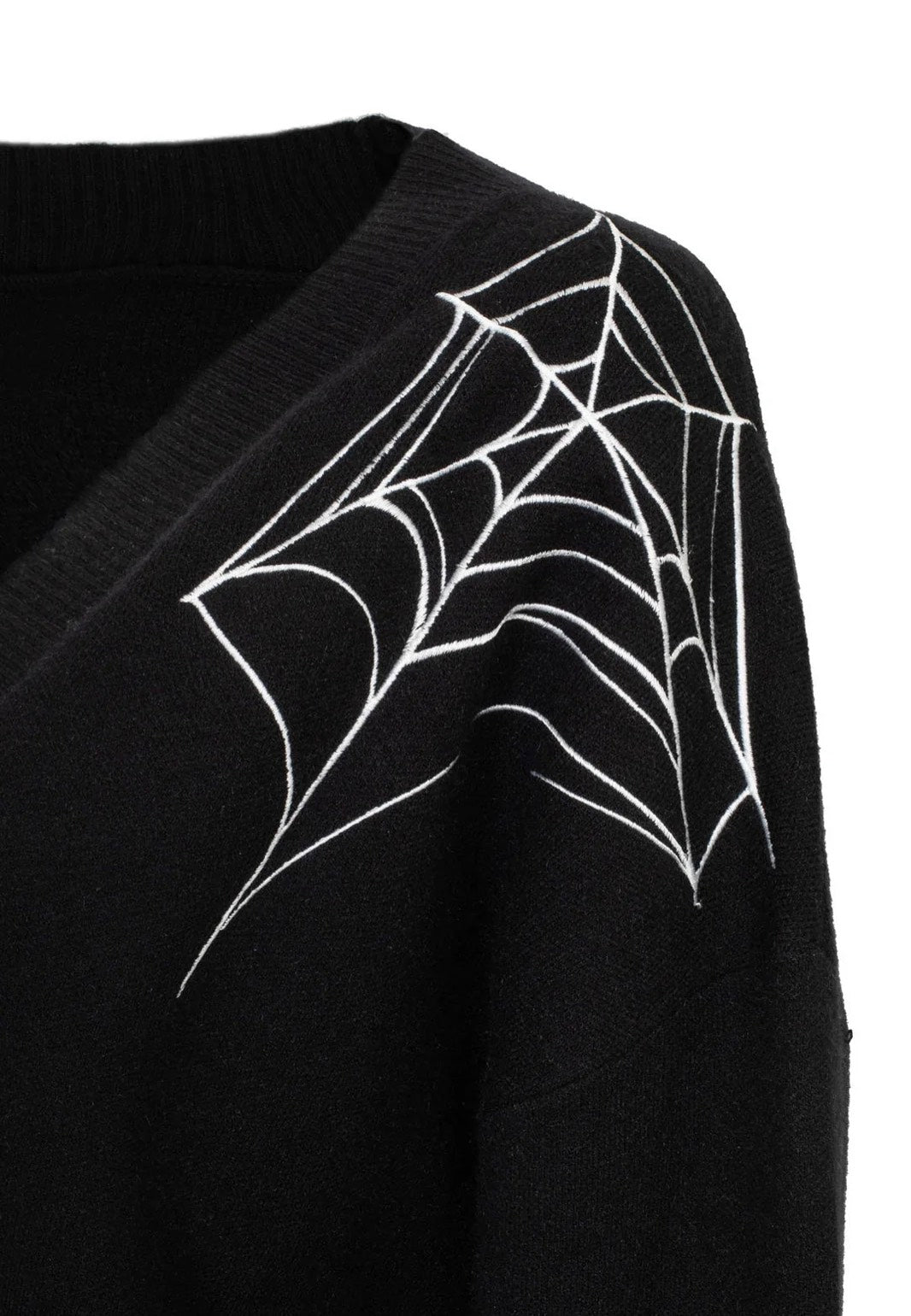 Hellbunny Spooked Black/White Cardigan
