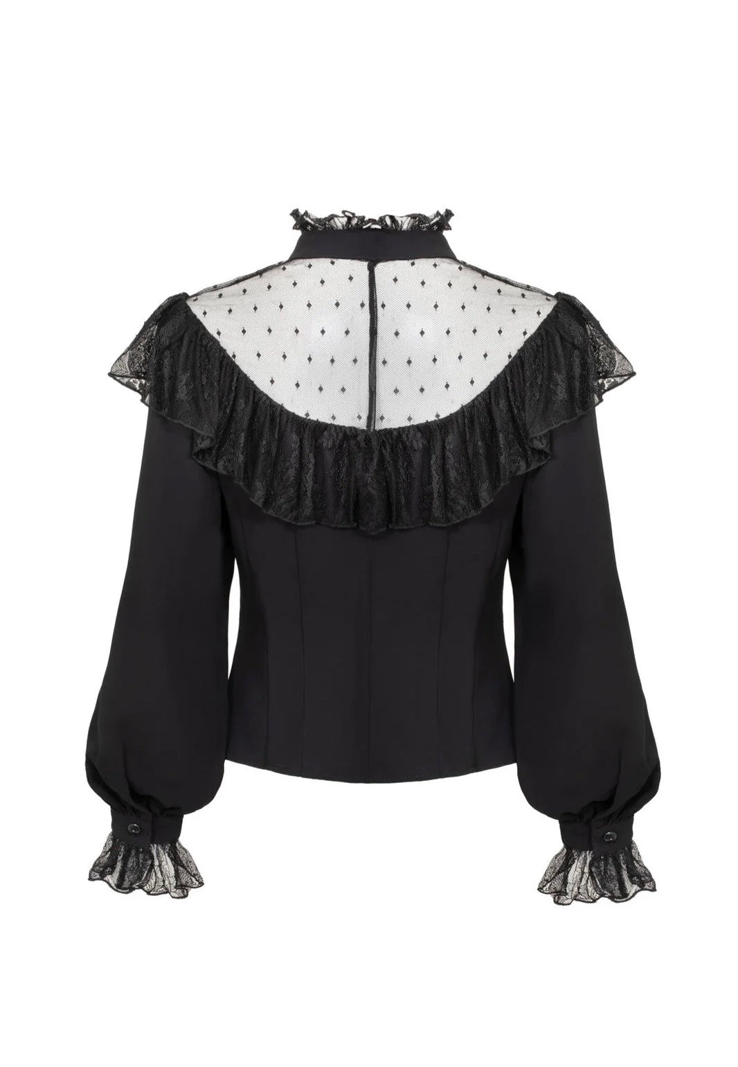 Hellbunny Dark Knight Black Blouse