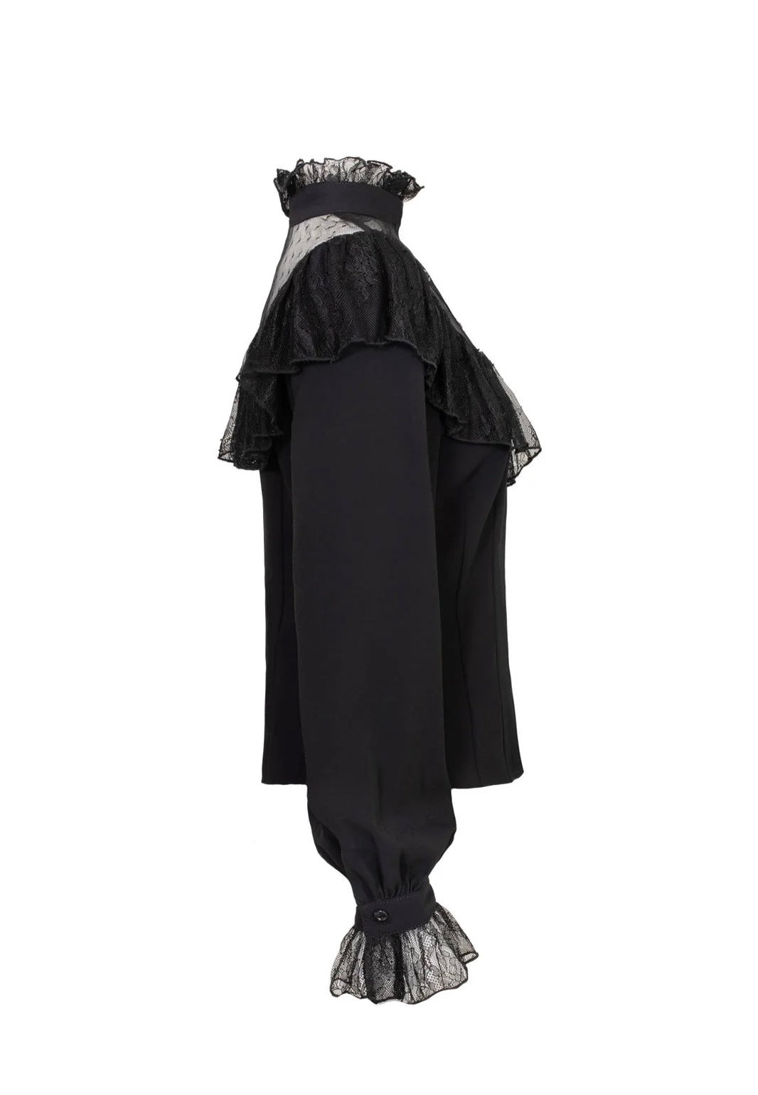 Hellbunny Dark Knight Black Blouse