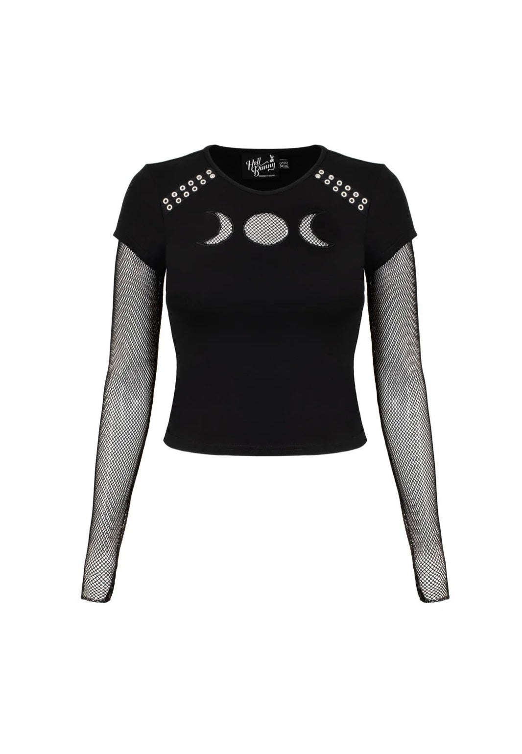 Hellbunny Nox Black Top