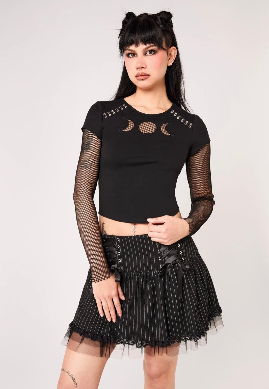 Hellbunny Nox Black Top