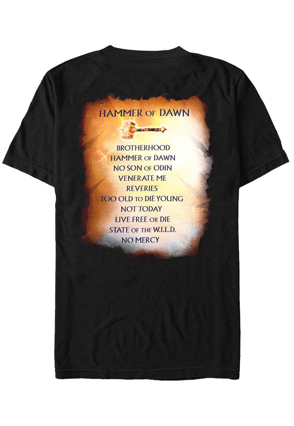 Hammerfall - Hammer Of Dawn Tracks - T-Shirt