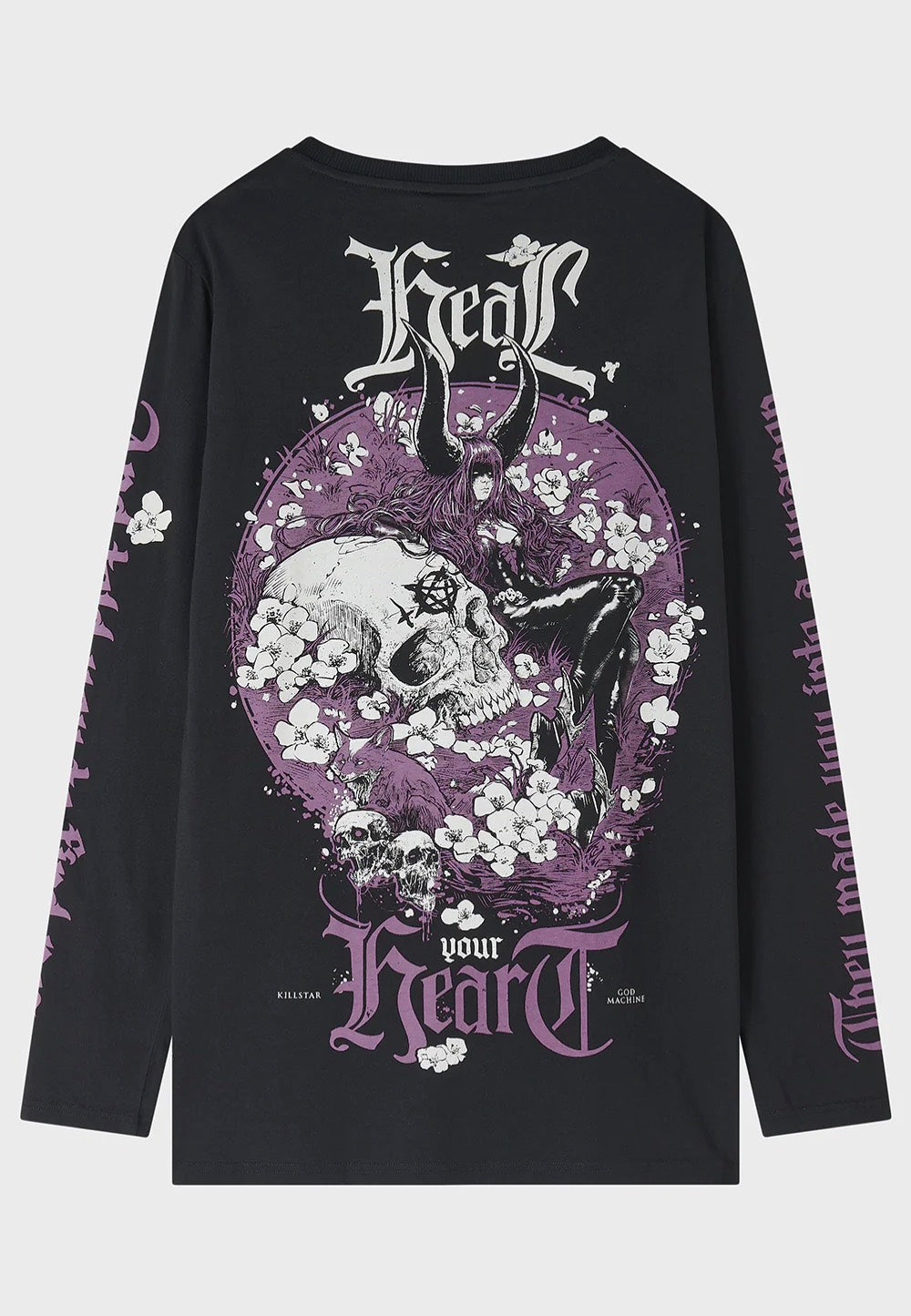 Killstar - Heal Your Heart Black - Longsleeve | Men-Image