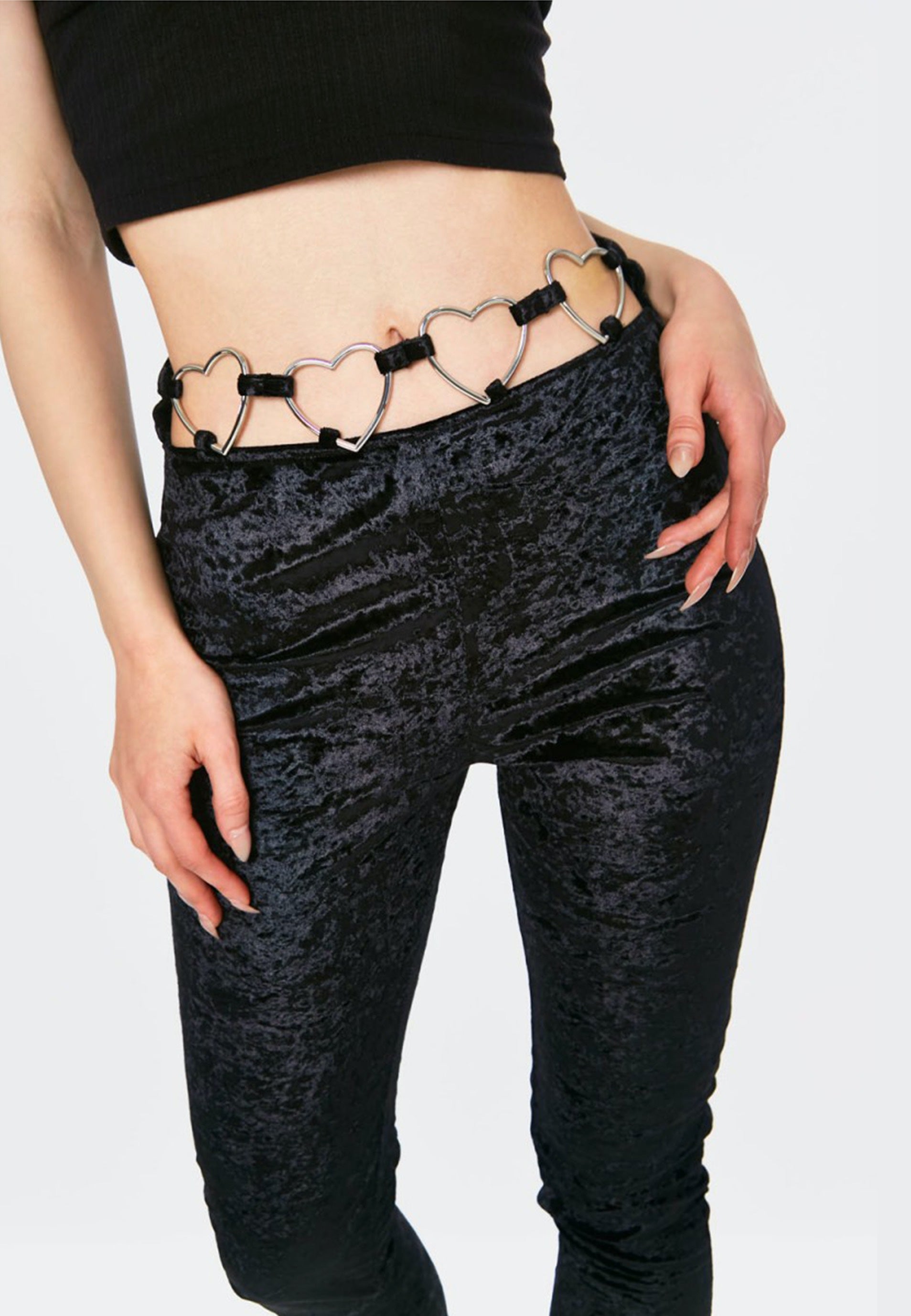 Jawbreaker - Heavy Metal Sweet Heart Black - Leggings | Women-Image