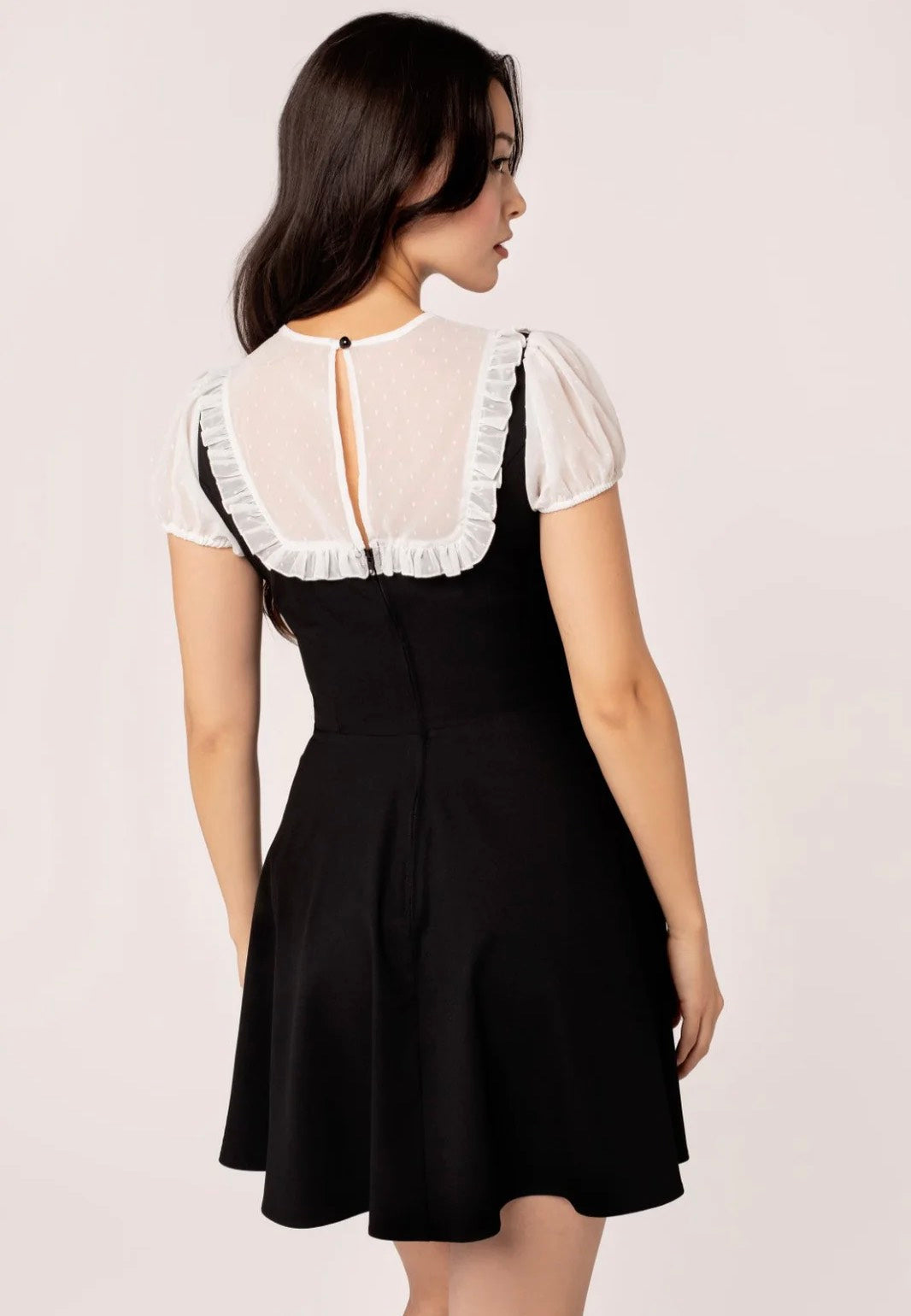 Hellbunny - Alice Black/White - Dress | Women-Image