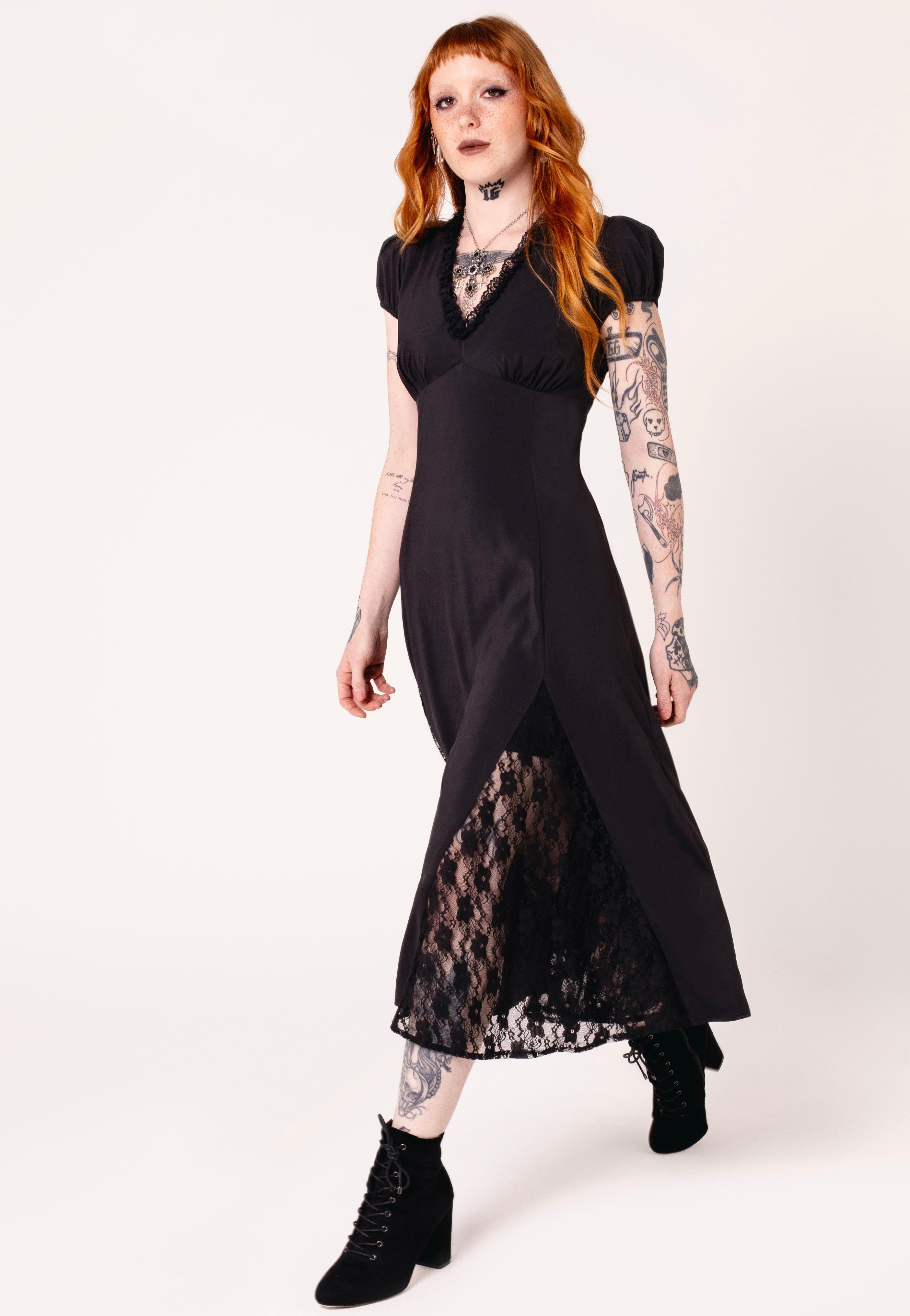Hellbunny - Edith Black - Dress | Women-Image